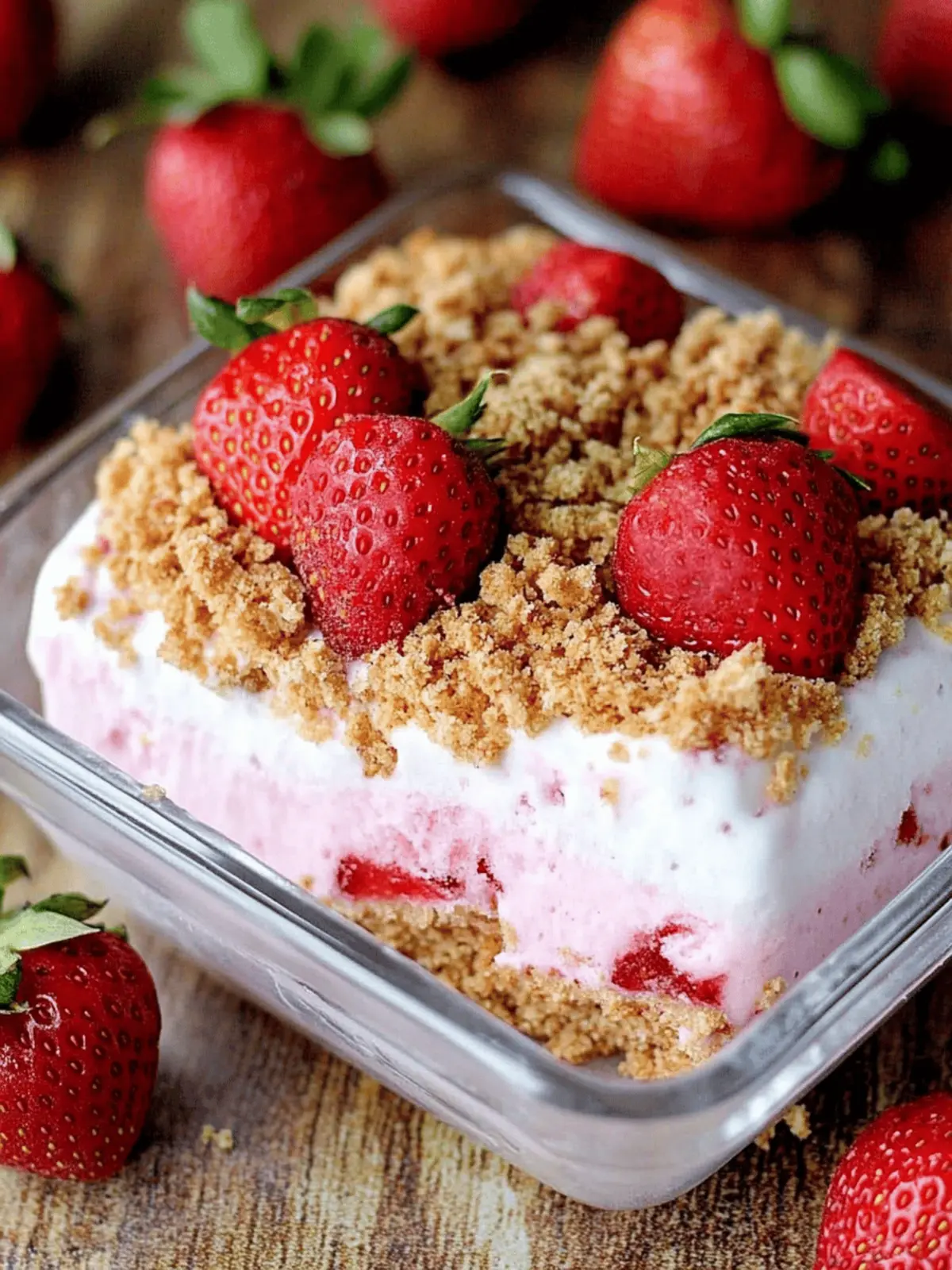 Easy Frozen Strawberry Dessert That's Perfect for Summer Fun 3 Easy Frozen Strawberry Dessert