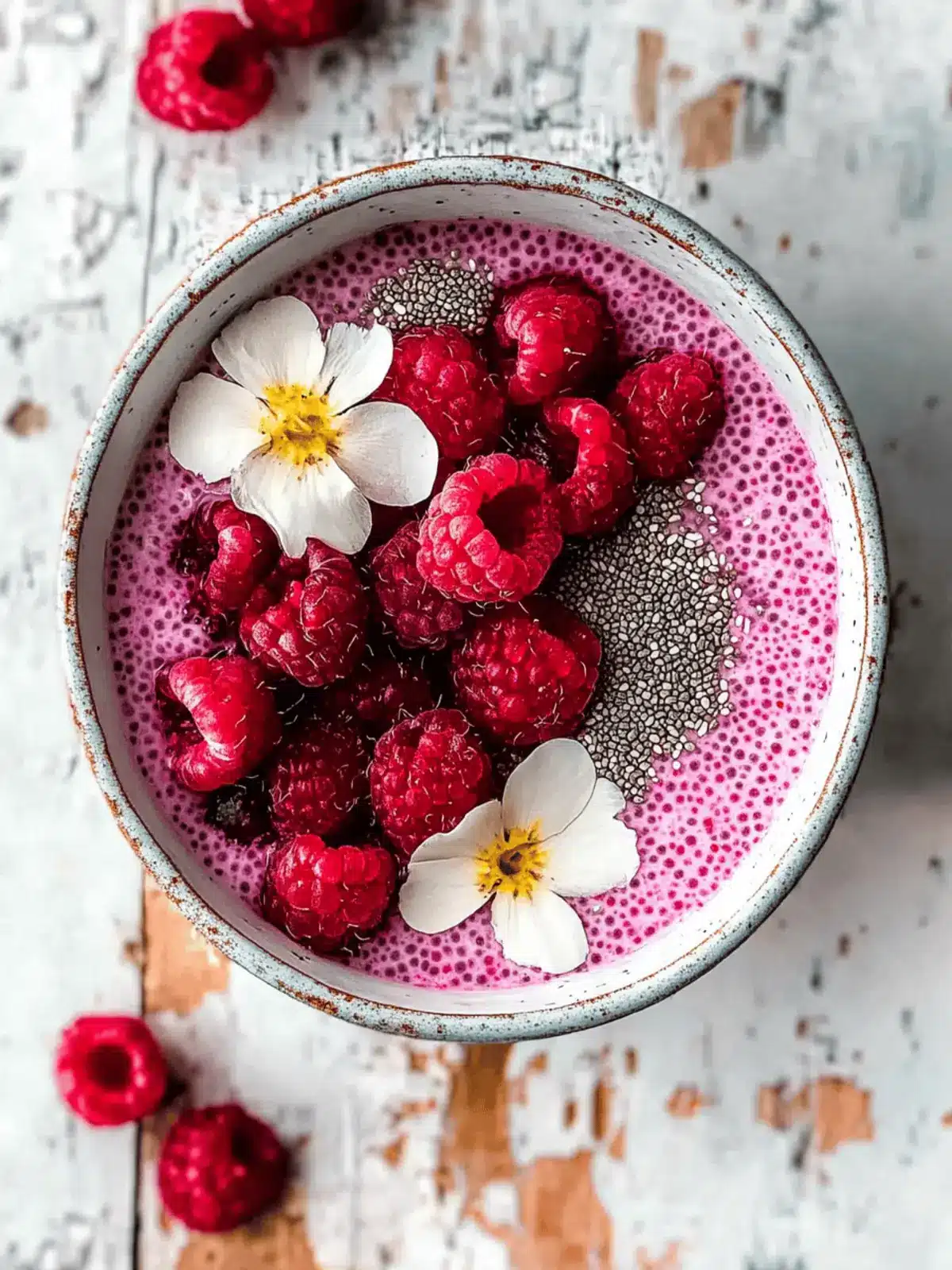 Raspberry Chia Pudding