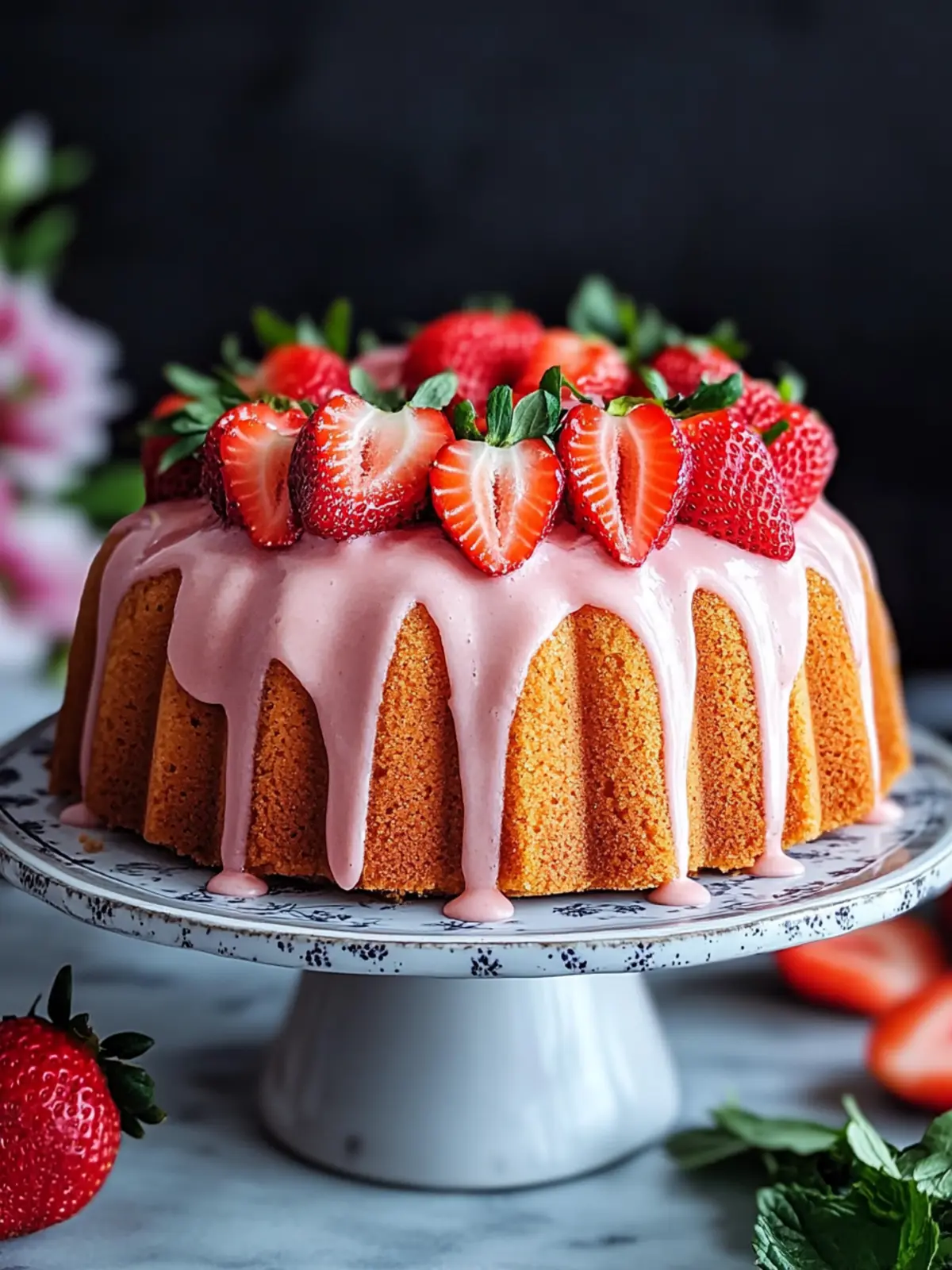 Delicious Strawberry Pound Cake Perfect for Any Celebration 3 Strawberry Pound Cake
