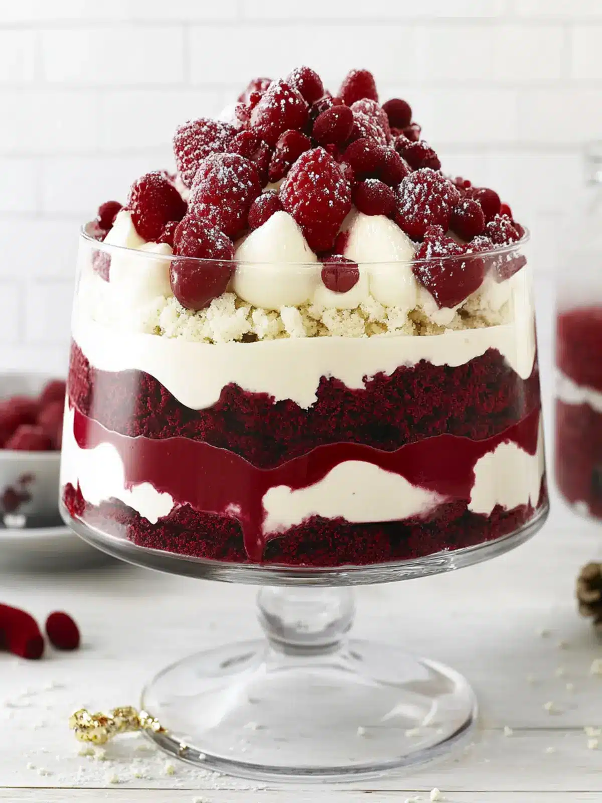 Red Velvet Christmas Trifle