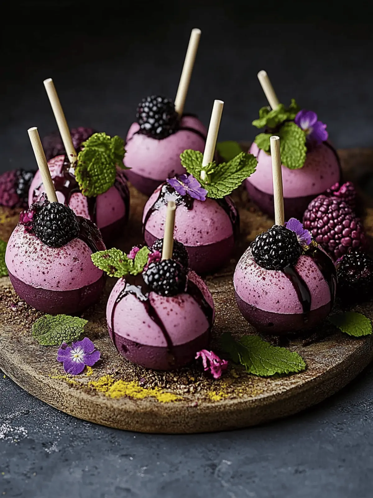 Forbidden Forest Blackberry Cheesecake Pops: A Magical Treat 4 Forbidden Forest Blackberry Cheesecake Pops