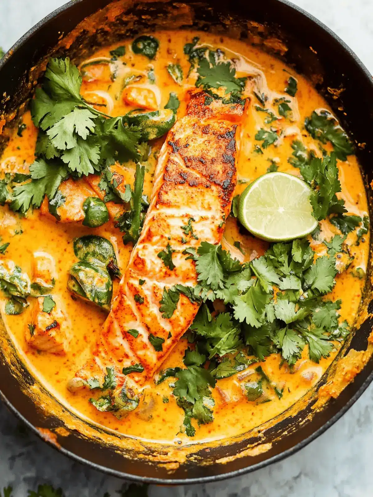 Savory Salmon Coconut Curry: Quick Thai-Inspired Delight 4 Salmon Coconut Curry (Thai Inspired)