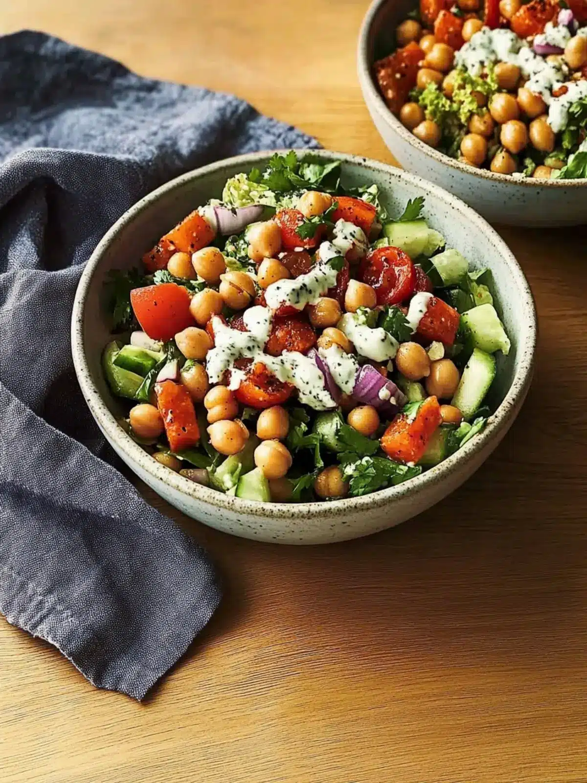 Buffalo Chickpea Salad