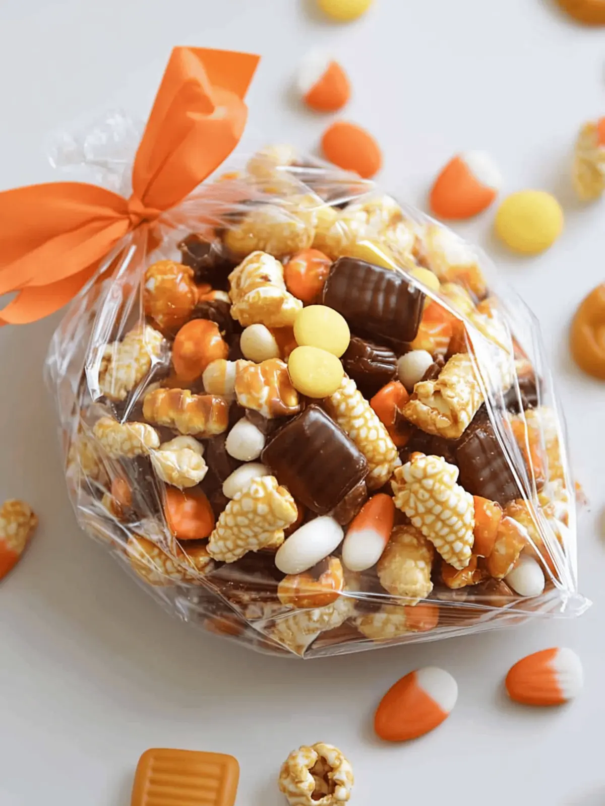 Scarecrow Crunch Snack Mix Recipe | Halloween Caramel Corn