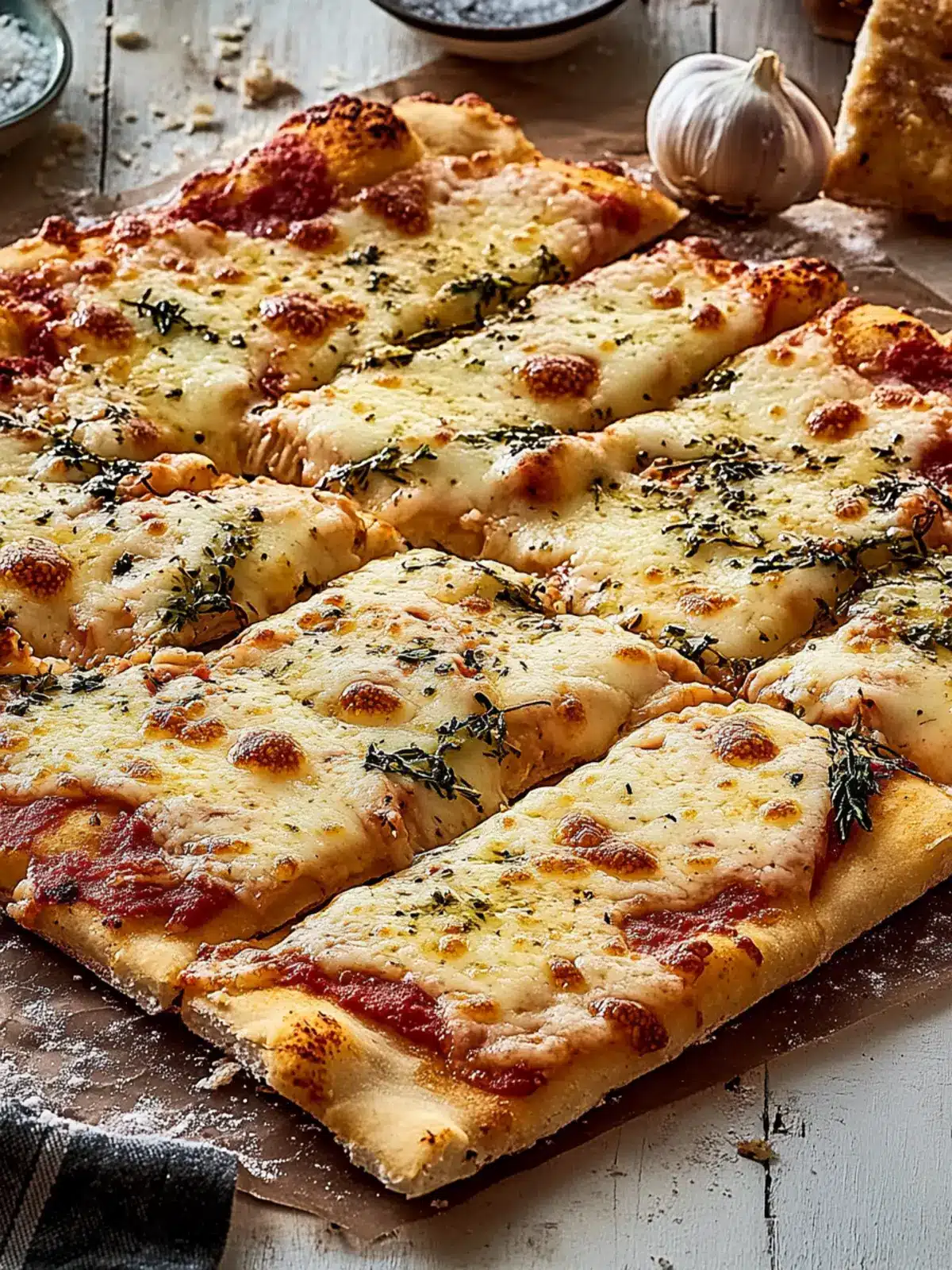 Irresistible Cheesy Herb and Garlic Pizza Recipe You ll Love 3 Cheesy Herb and Garlic Pizza