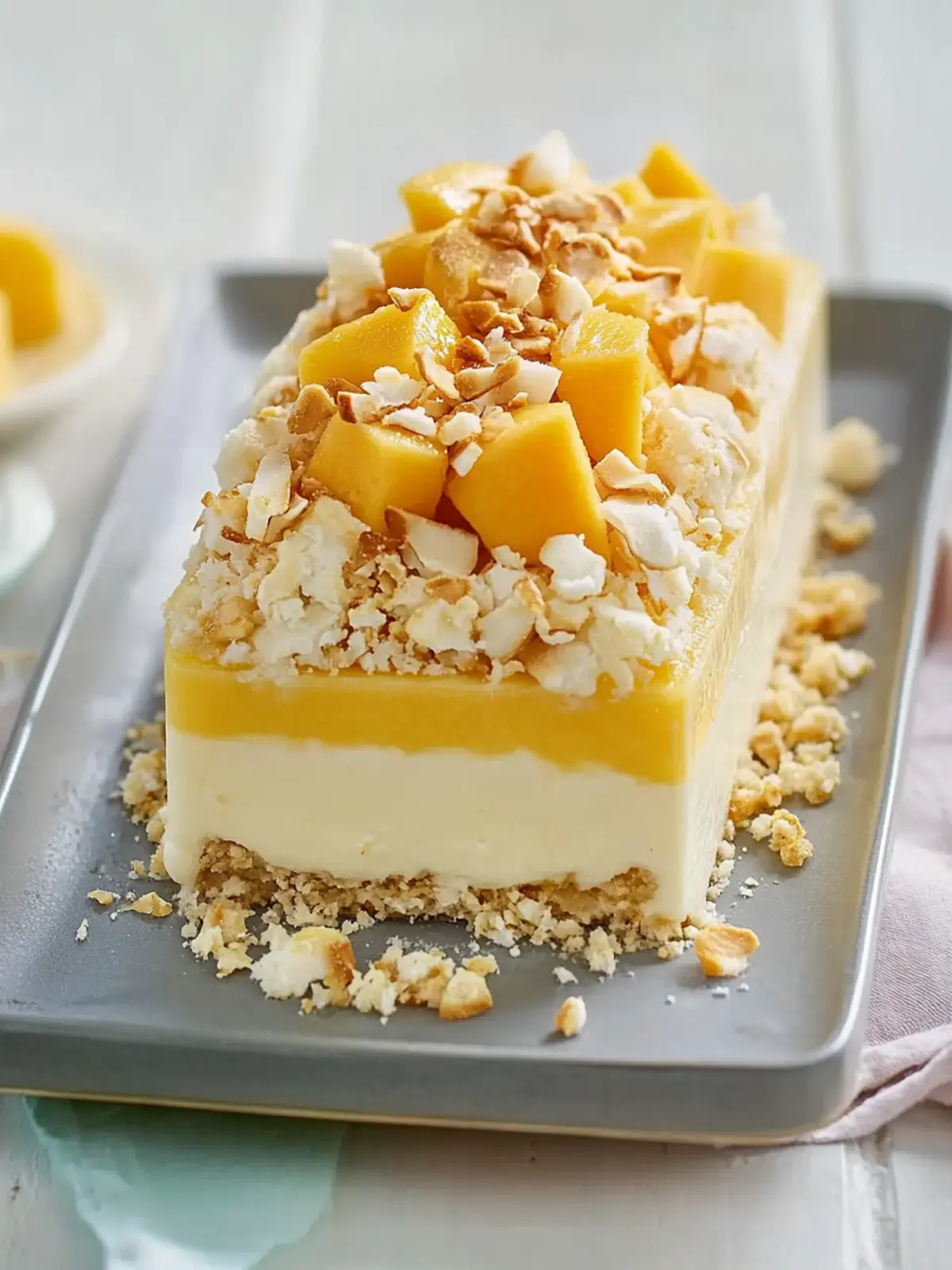 Mango and Coconut Crackle Parfait for a Tropical Escape 4 Mango and Coconut Crackle Parfait