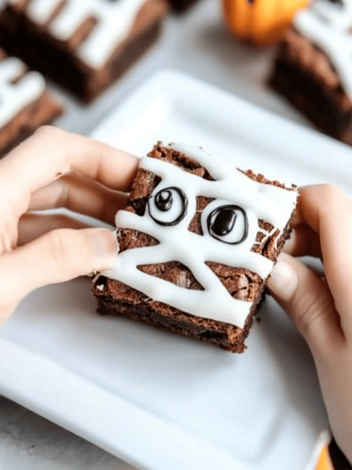Mummy Halloween Brownies That Will Thrill Your Guests 2 Mummy Halloween Brownies