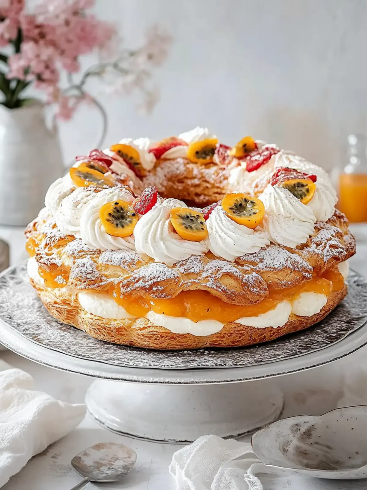 Decadent Paris Brest With Passionfruit Curd You'll Adore 3 Paris Brest With Passionfruit Curd