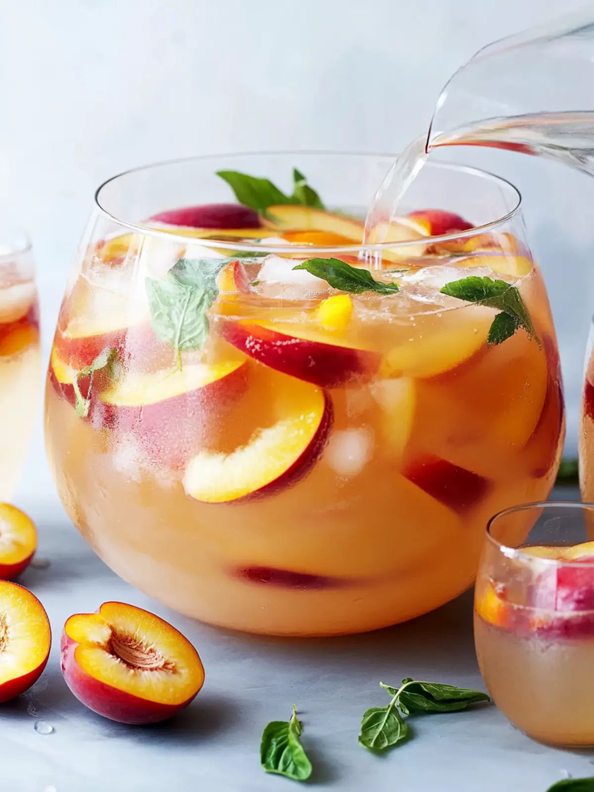 Refreshing Nectarine Mocktail Punch for Your Summer Parties 2 Nectarine Mocktail Punch