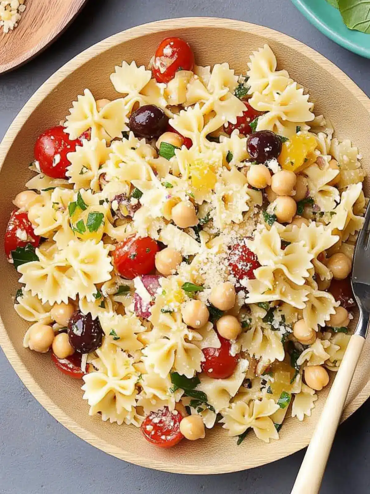 Chickpea Pasta Salad