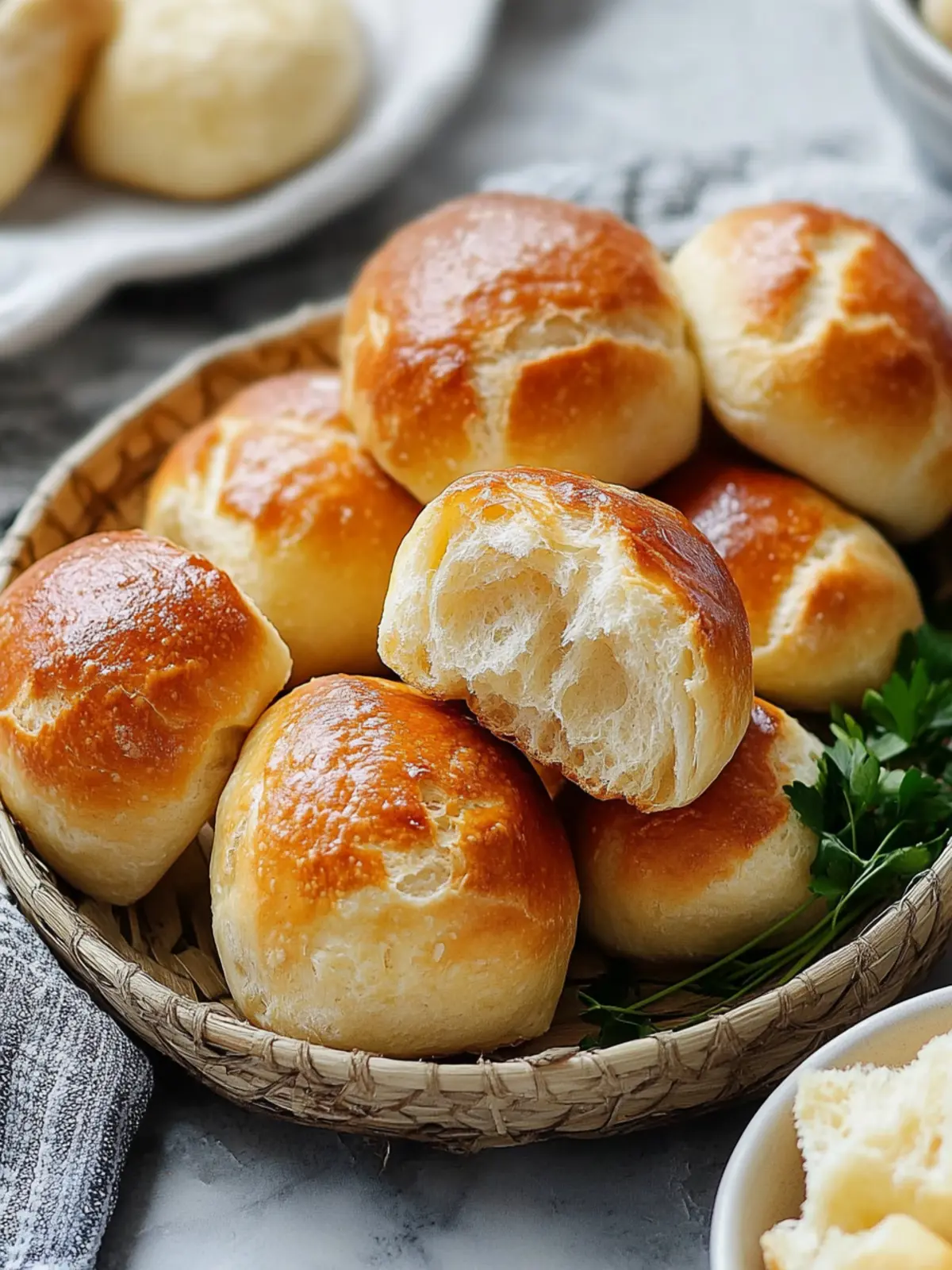 Air Fryer Bread Rolls