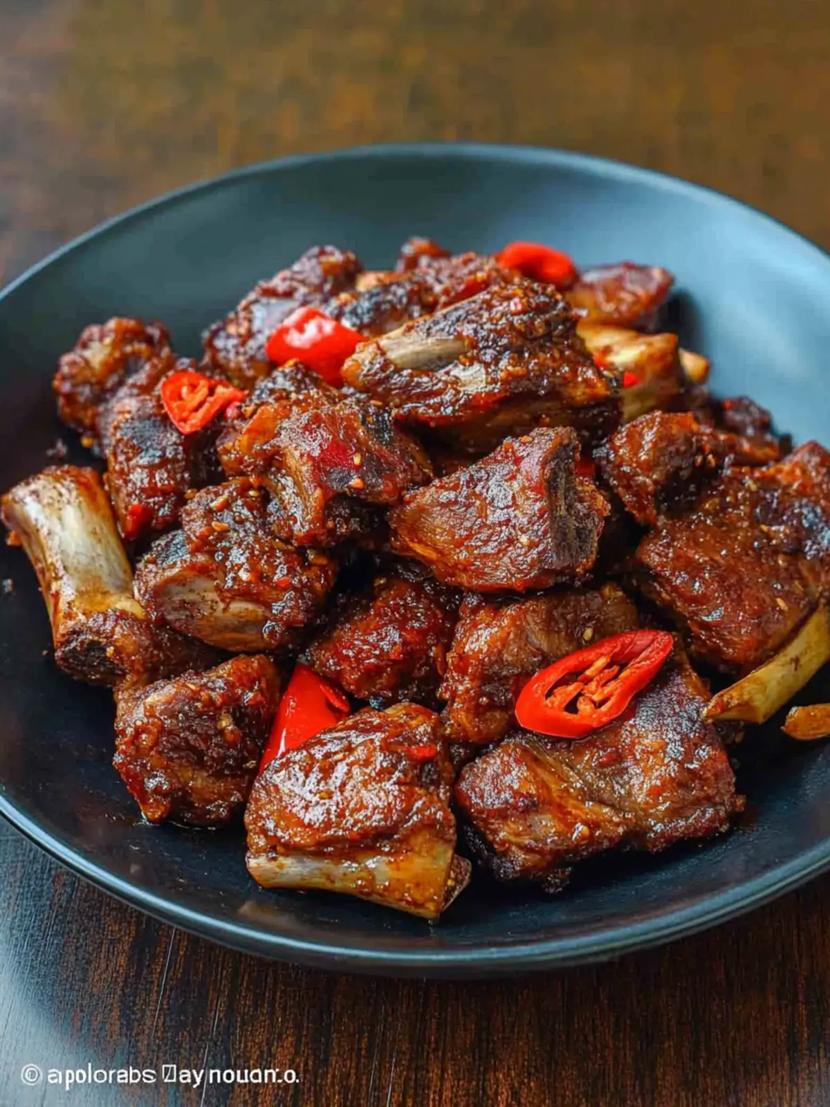 Spicy Pork Ribs Adobo