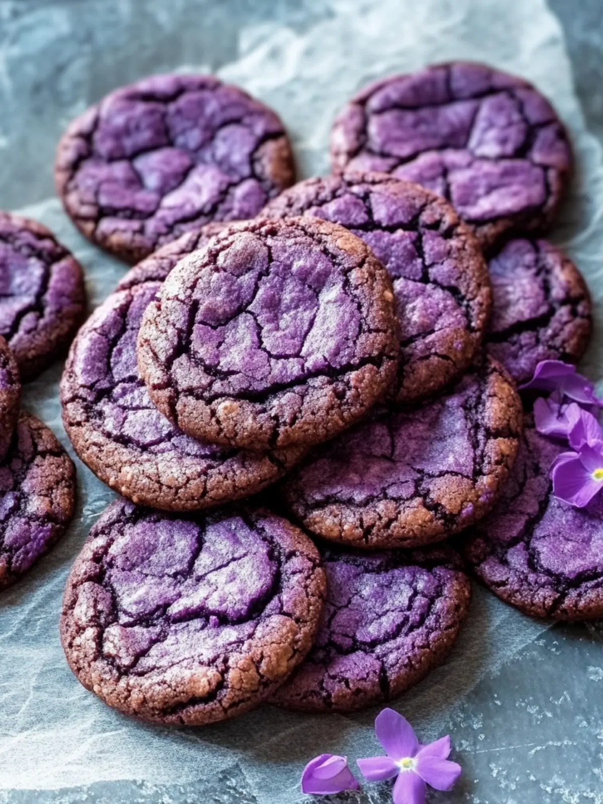 Decadent 30-Minute Ube Brownie Cookies to Satisfy Cravings 2 Ube Brownie Cookies