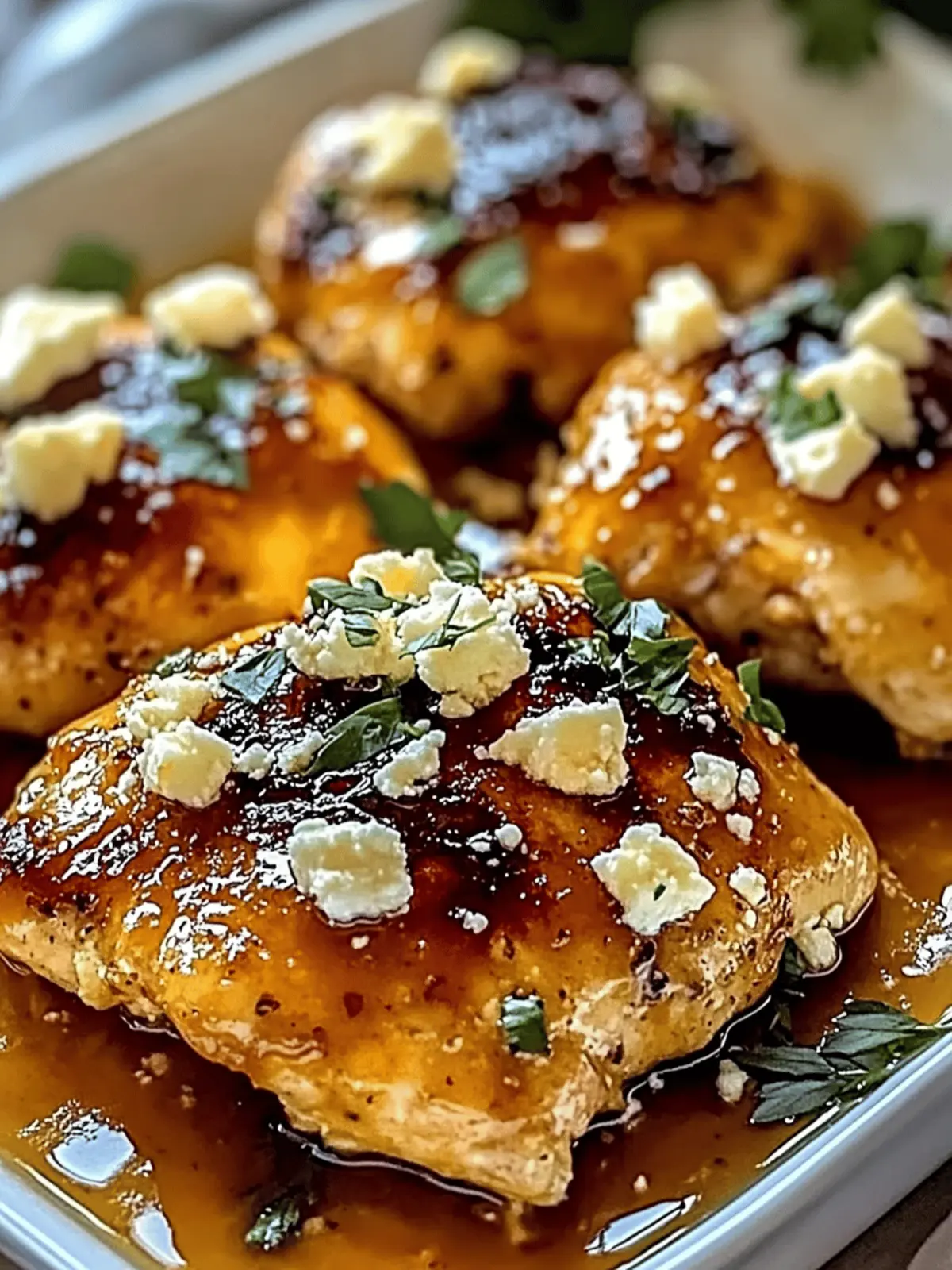 Hot Honey Feta Chicken Dish: Sweet, Spicy, and Irresistible 2 Hot Honey Feta Chicken Dish: A Deliciously Spicy and Savory Recipe