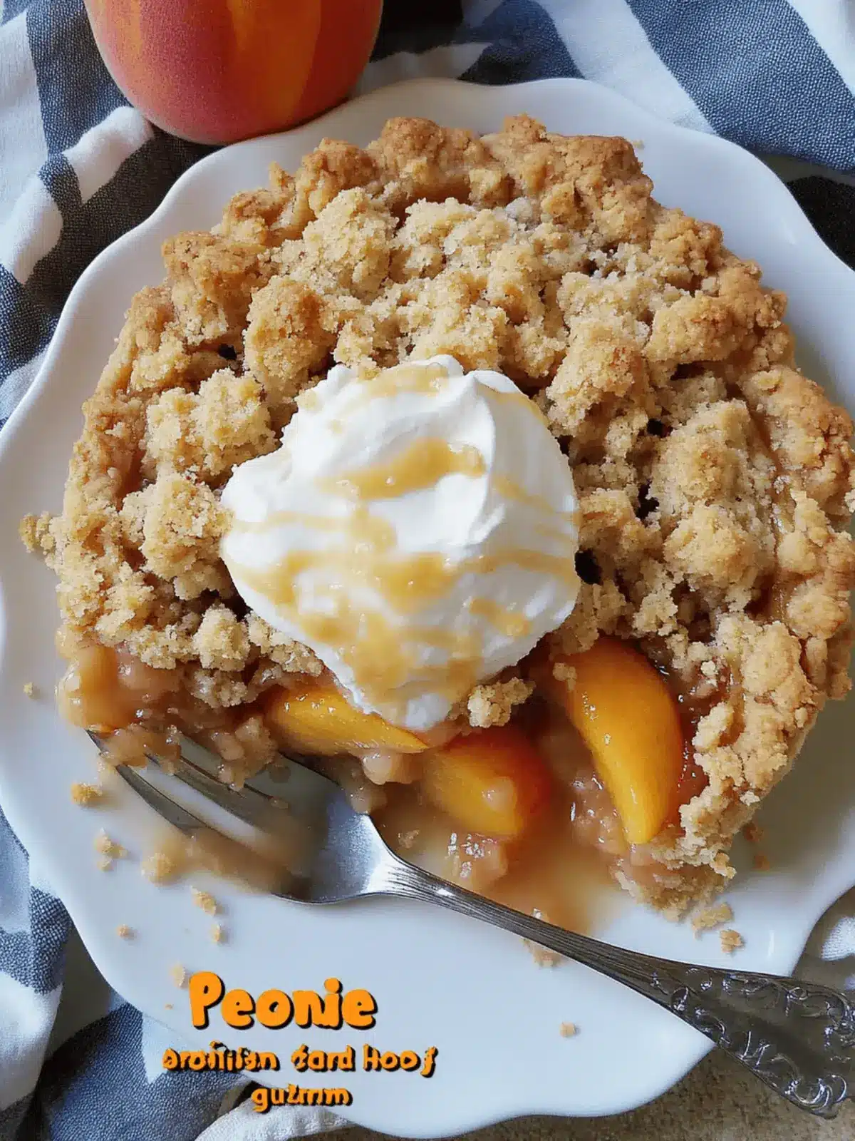 Heavenly Peach Crumble Pie: Your Summer Dessert Delight 4 Peach Crumble Pie