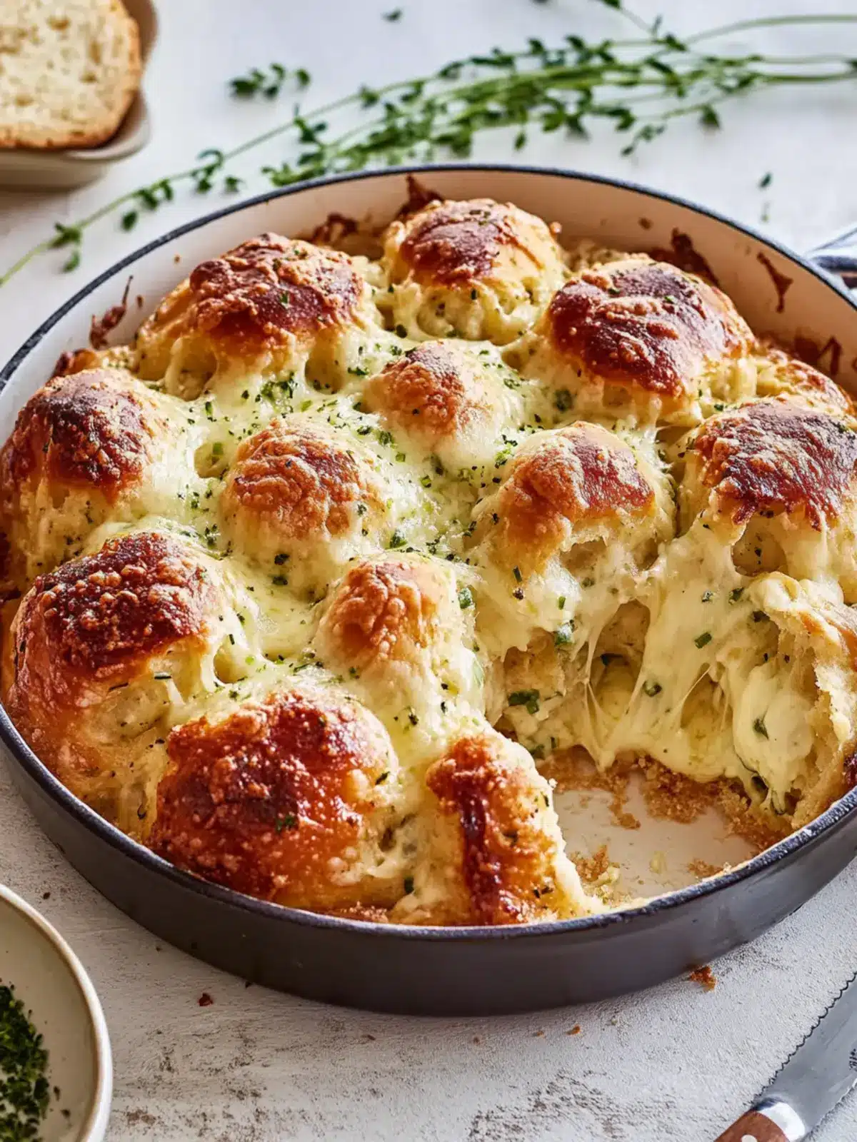 Cheese and Chive Monkey Bread