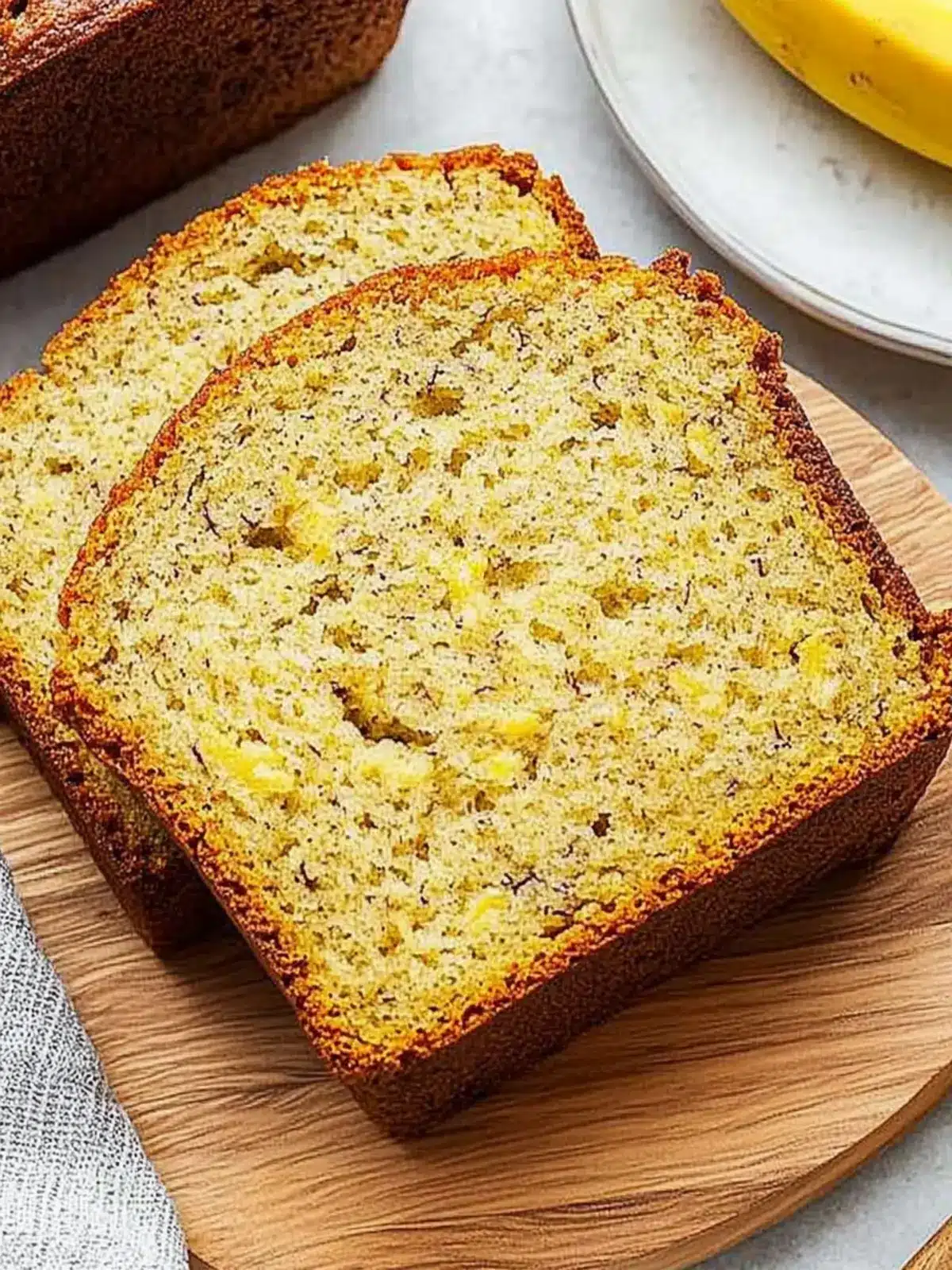 3-Ingredient Banana Bread