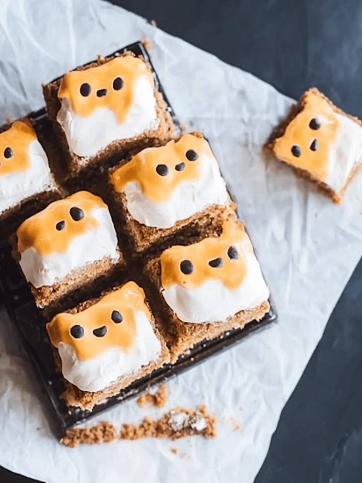 Spooky S'mores Bars: Your Halloween Treats Just Got Creative 4 Spooky S'mores Bars