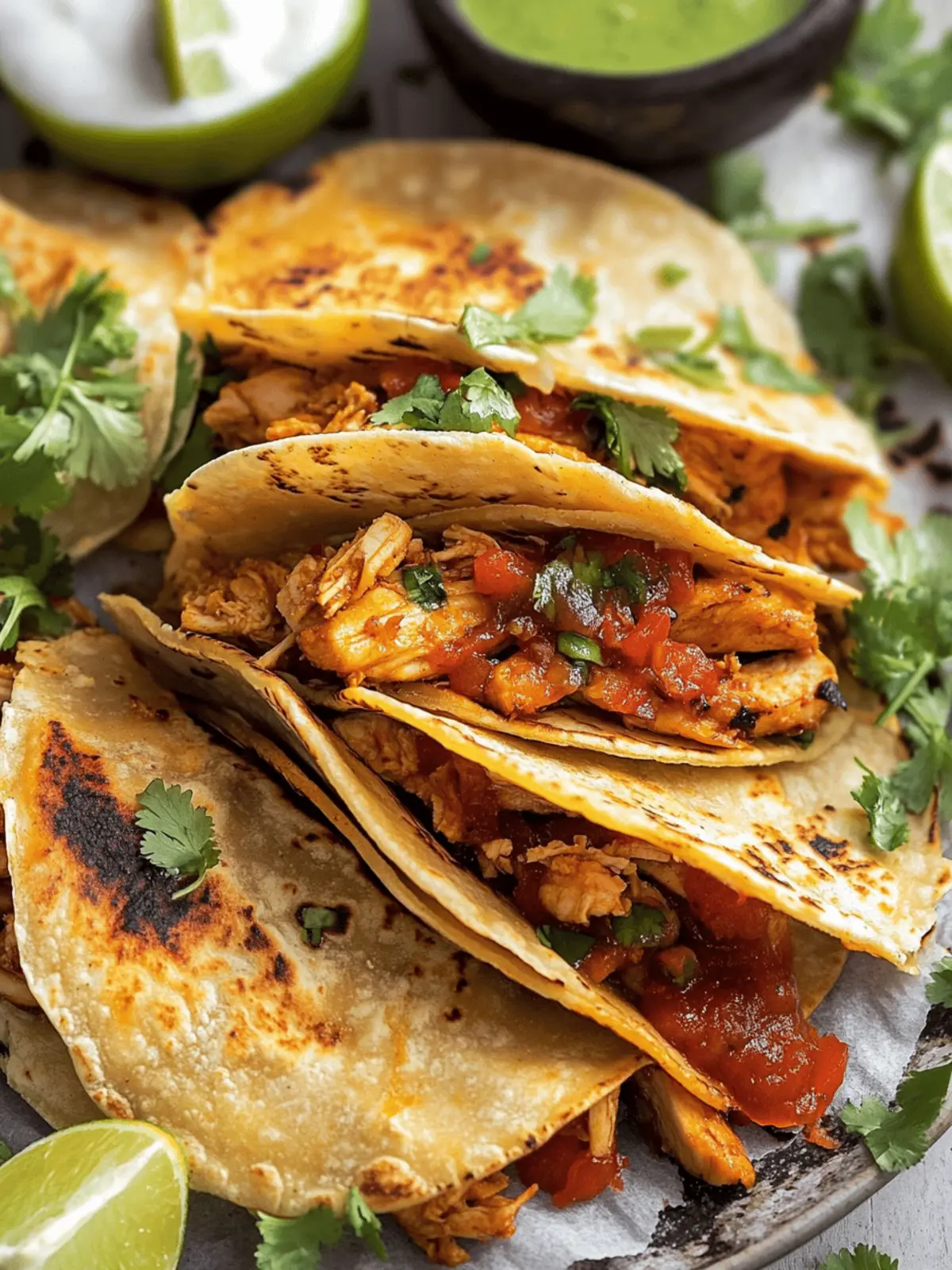 Crispy Chicken Tacos Loaded with Flavor in Just 30 Minutes 3 Crispy Chicken Tacos