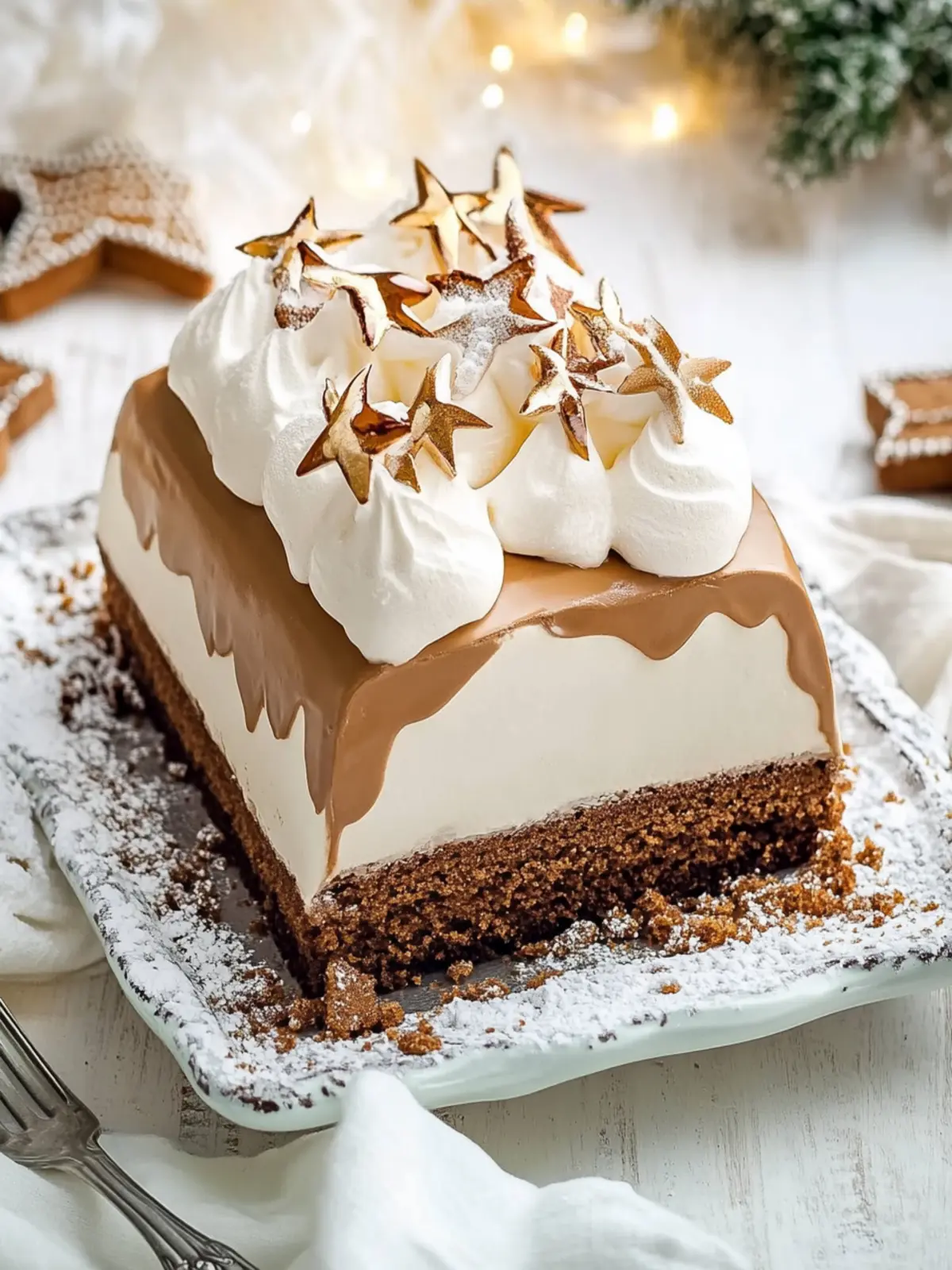 Christmas Gingerbread Bombe Alaska