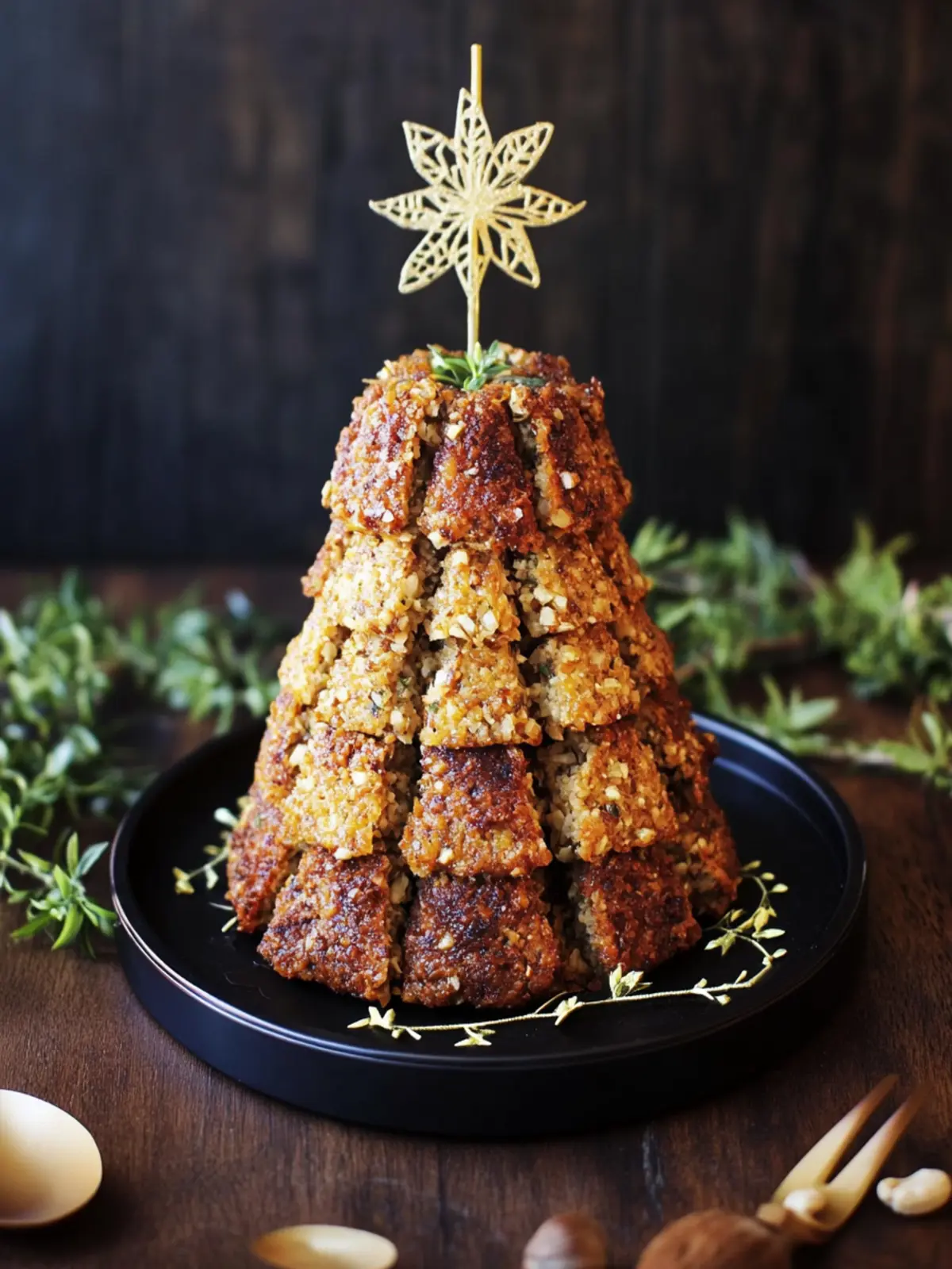 Cashew Nut Roast   Vegan Christmas Dinner