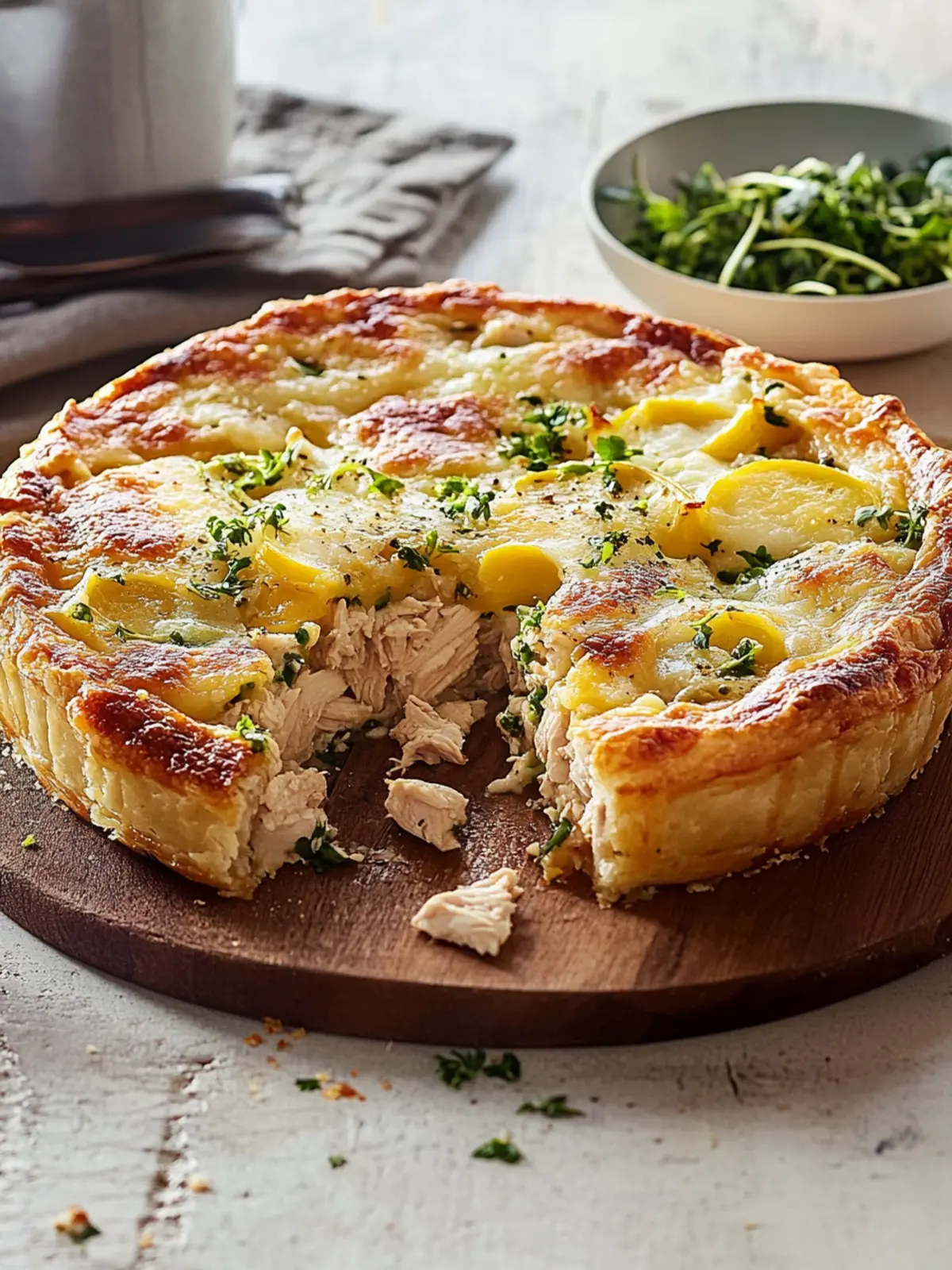 Fast Family Chicken Pie