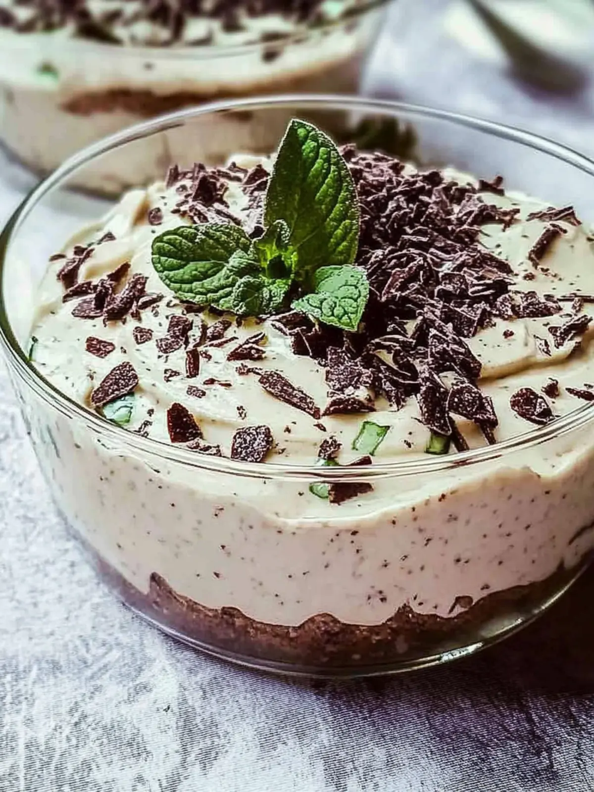 Peppermint crisp fridge tart
