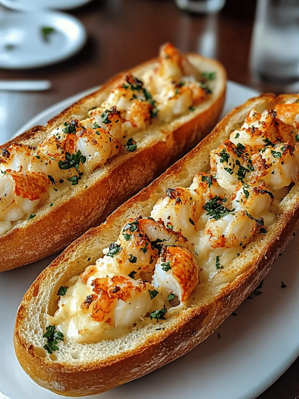 Lobster-Stuffed Garlic Bread Boats: Your New Favorite Appetizer 3 Lobster-Stuffed Garlic Bread Boats