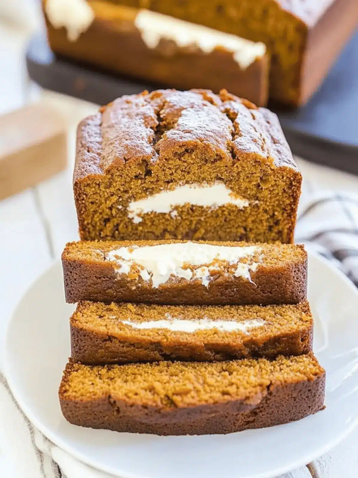 Cream Cheese-Filled Pumpkin Bread