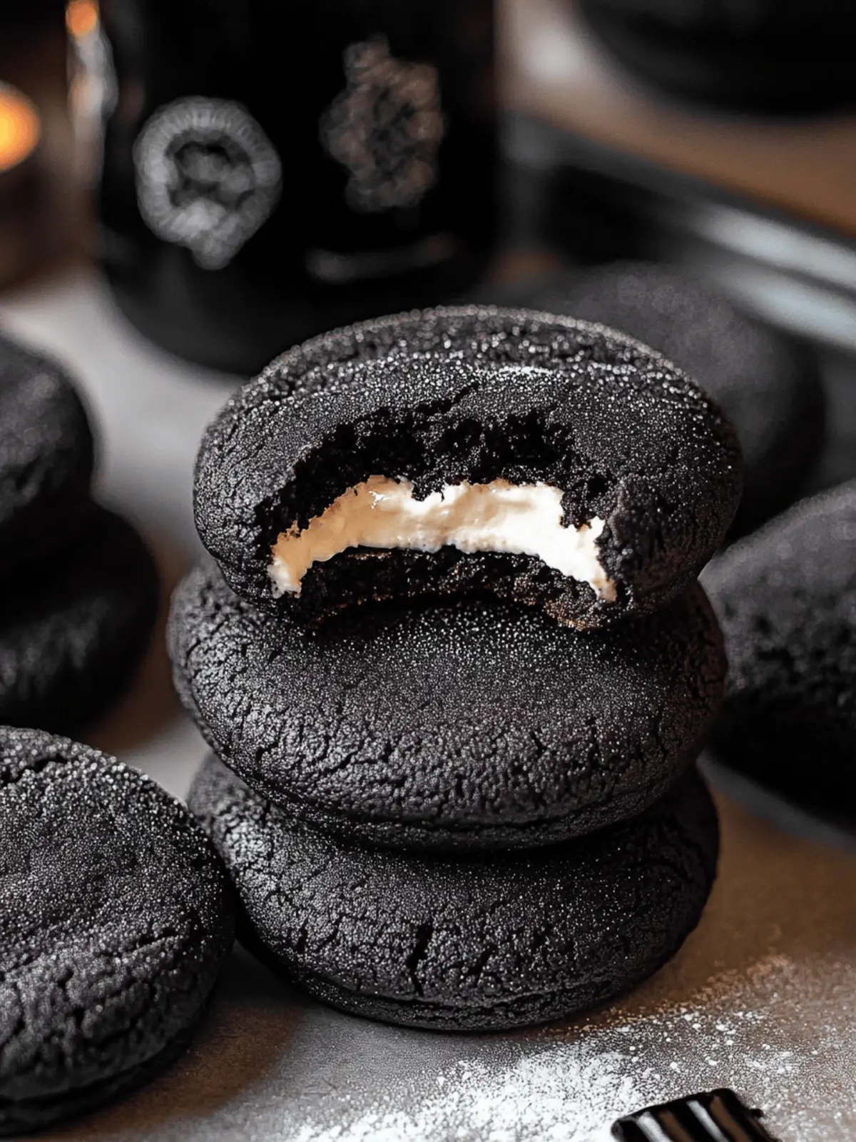 Black Velvet Cheesecake Cookies