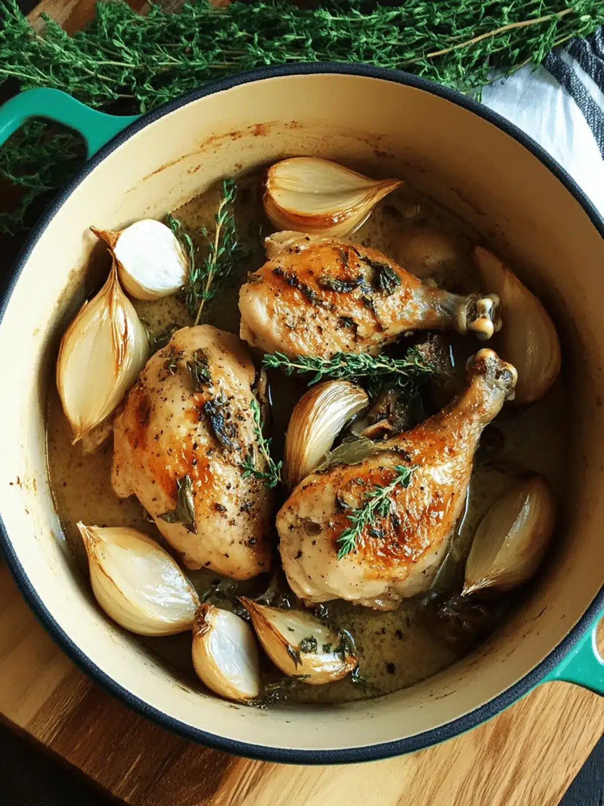 Savory Chicken with 40 Cloves of Garlic for Ultimate Comfort 2 Chicken with 40 Cloves of Garlic