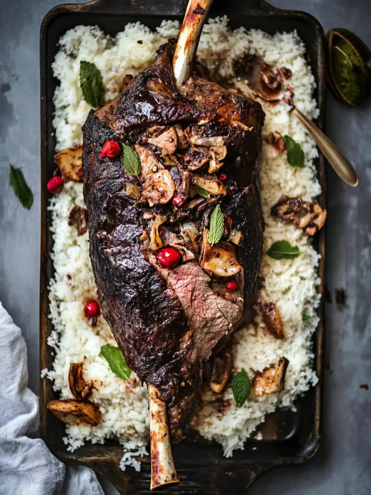 Mouthwatering Roasted Leg of Lamb with Middle Eastern Magic 2 Roasted Leg of Lamb