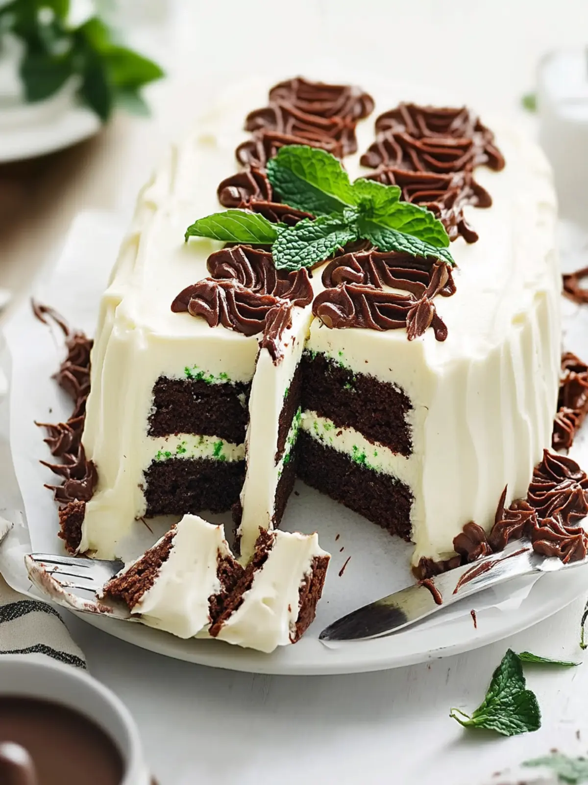 Deliciously Easy Chocolate Mint Ripple Cake to Wow Your Guests 4 Chocolate Mint Ripple Cake
