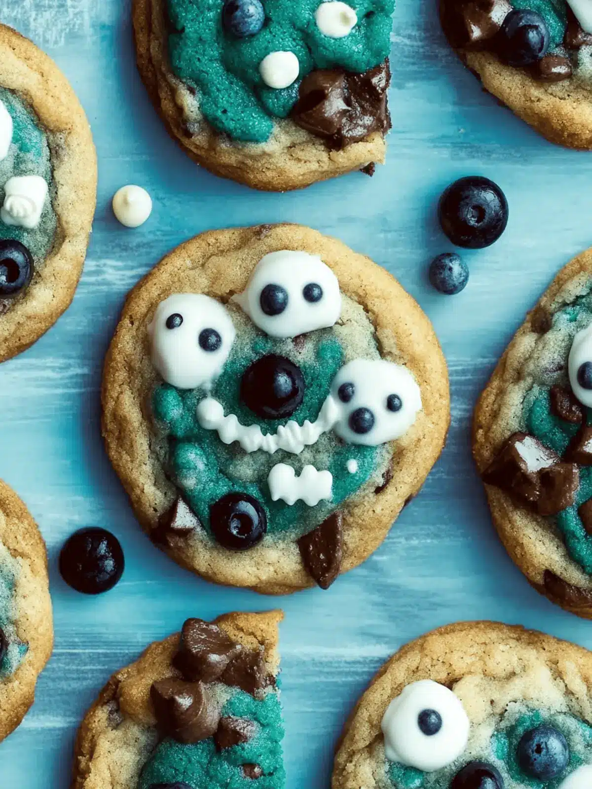 Cookie Monster Cookies: Fun Treats that Steal the Show! 4 Cookie Monster Cookies