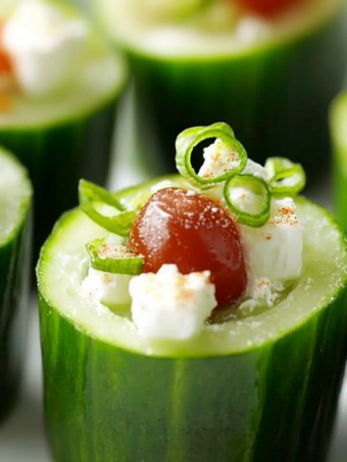Fresh and Easy Greek Cucumber Cups for Flavorful Snacking 3 Greek Cucumber Cups
