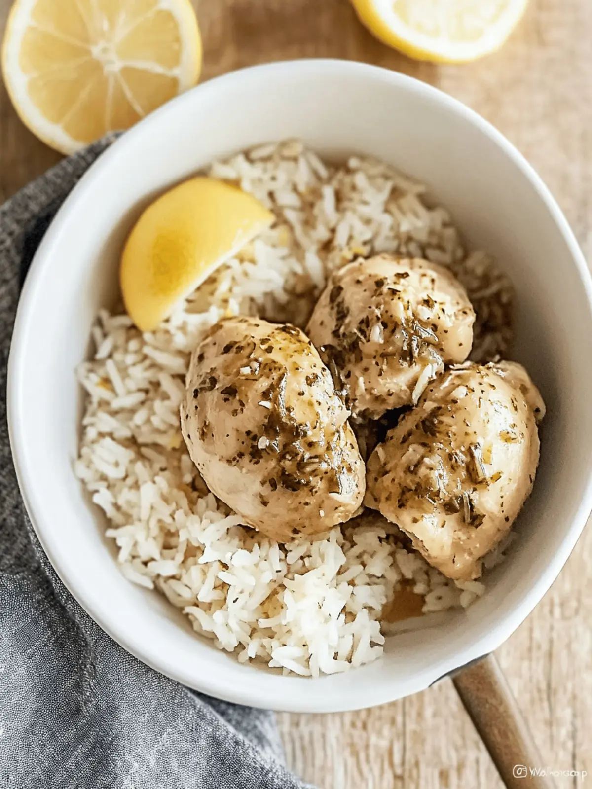 Crock-Pot Lemon Chicken and Rice: Effortless Comfort in a Bowl 4 Crock-Pot Lemon Chicken and Rice