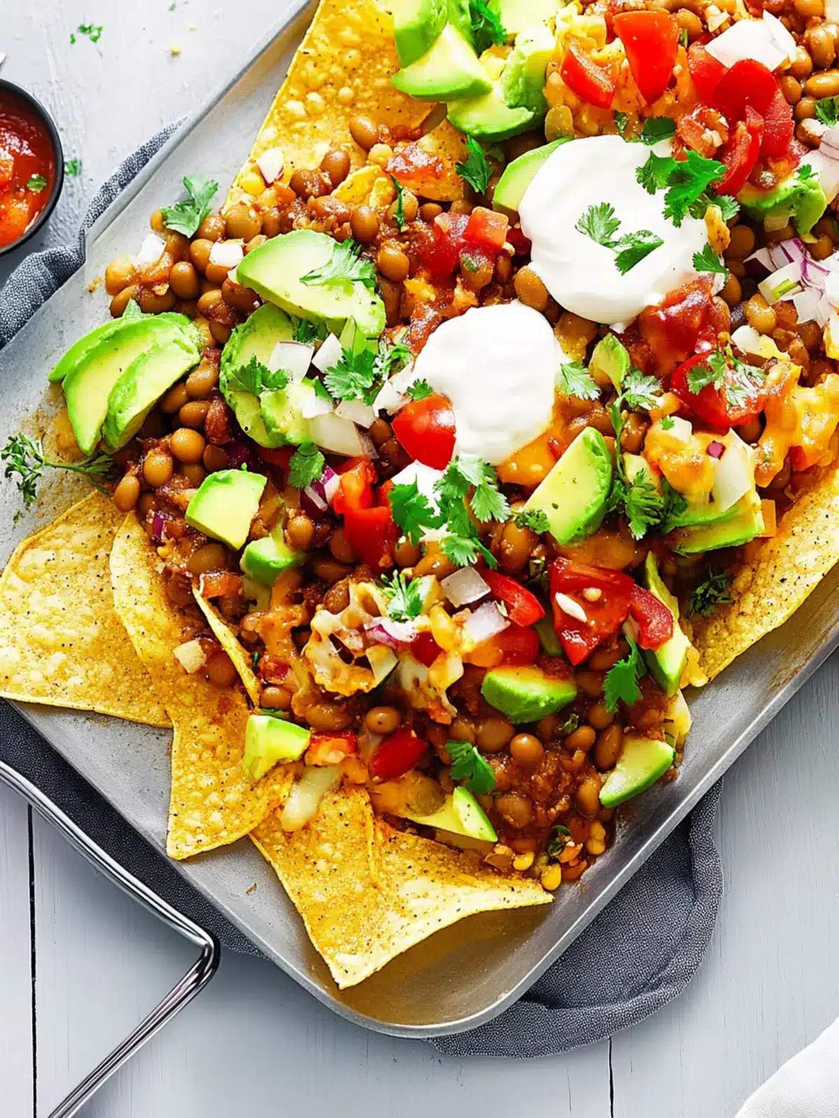 Baked Bean Nachos