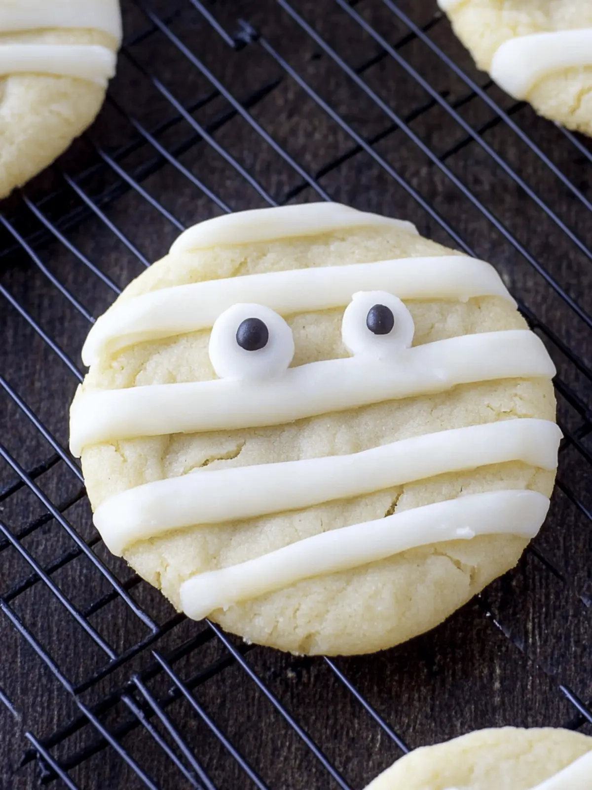 Homemade Halloween Mummy Cookies