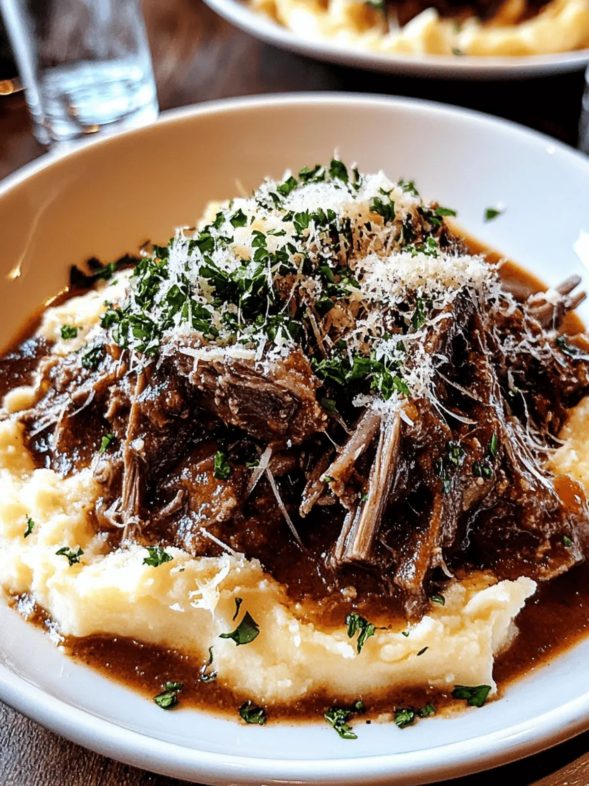 Comforting Short Rib Ragu with Parmesan Mashed Potatoes 2 Short Rib Ragu with Parmesan Mashed Potatoes