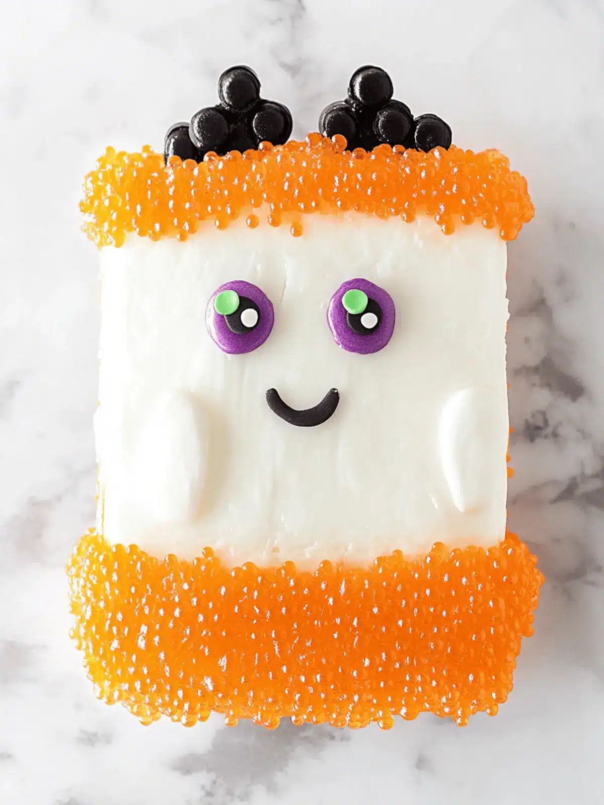 Halloween Trick or Treat Bag Ghost Cake