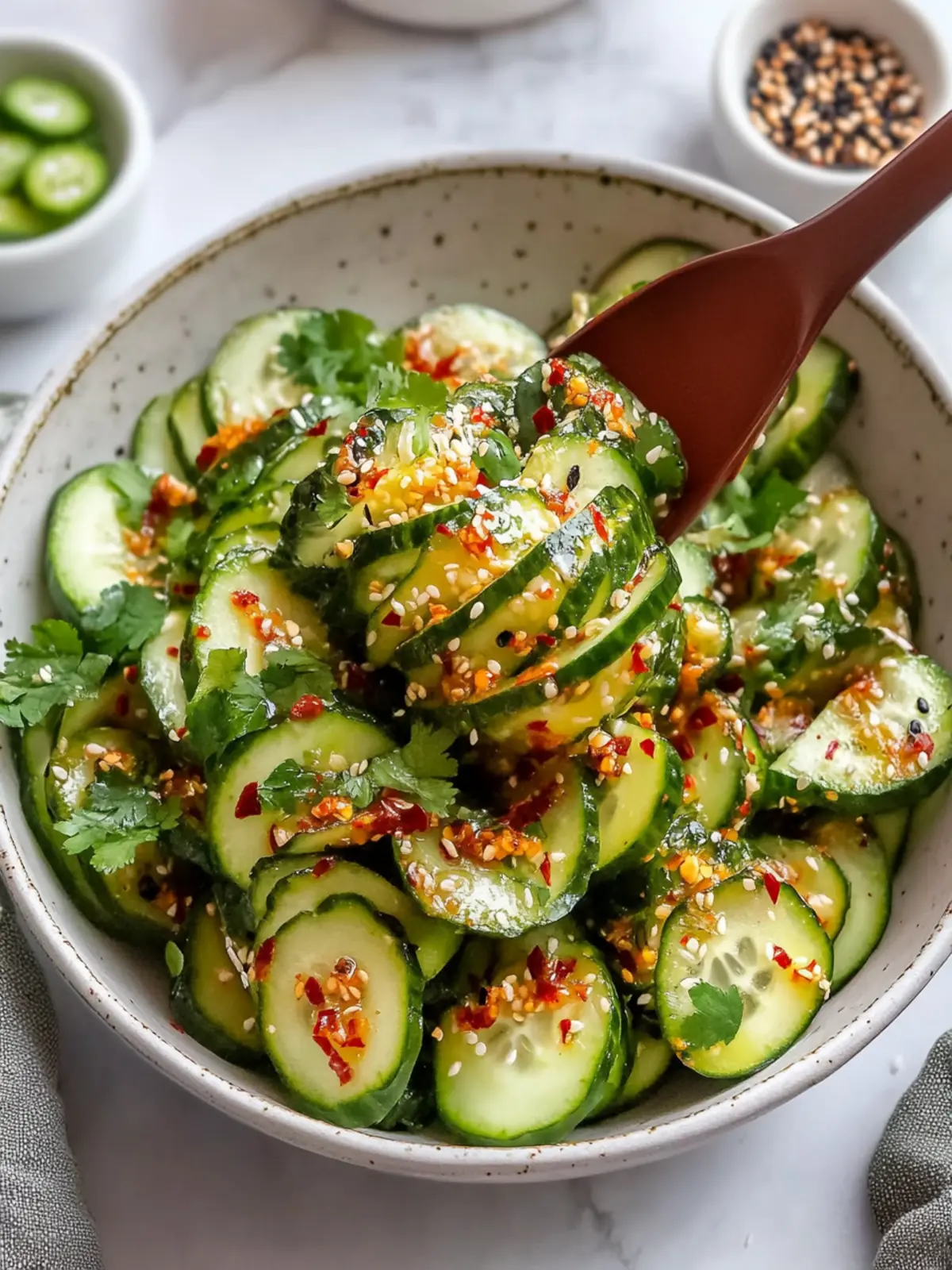 Spicy Asian Cucumber Salad