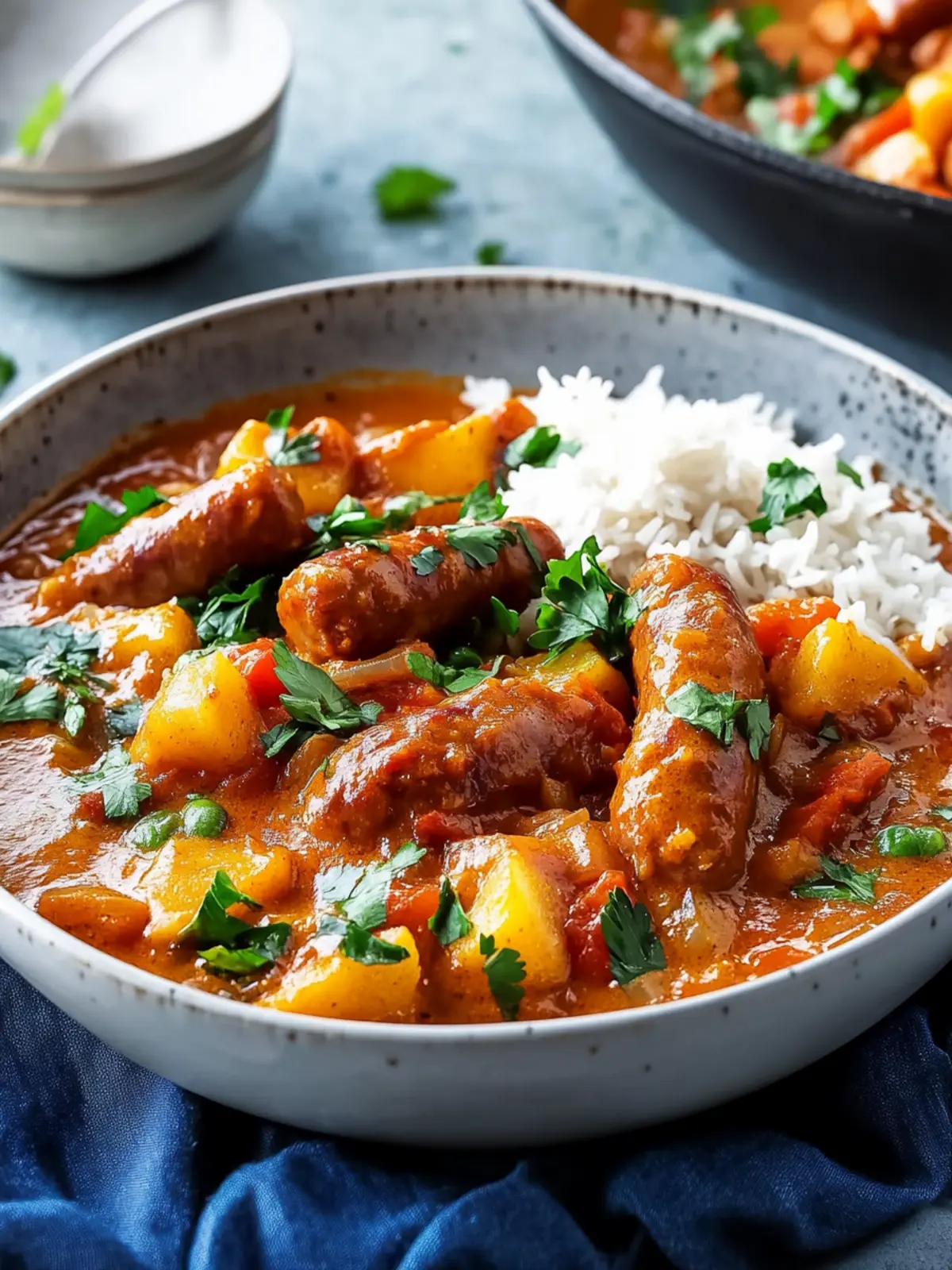 Sweet And Savoury Sausage Curry for Quick Family Dinners 2 Sweet And Savoury Sausage Curry