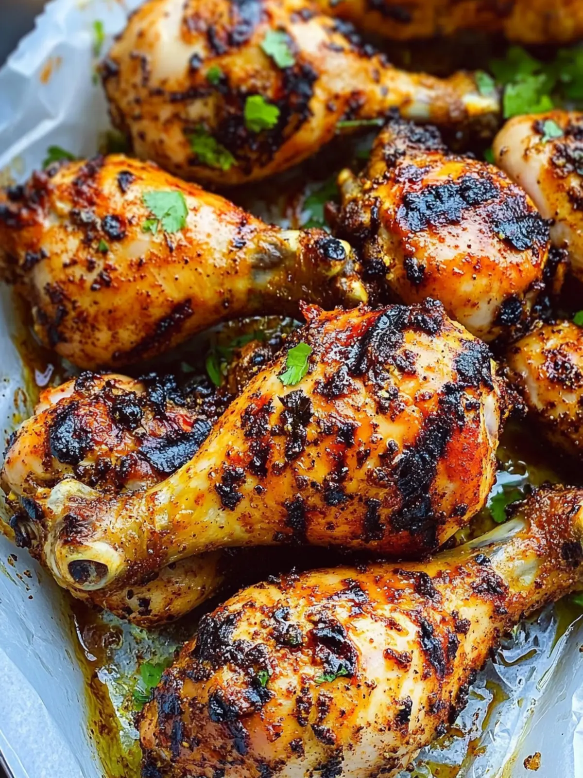 Cajun Spiced Grilled Chicken Drumsticks