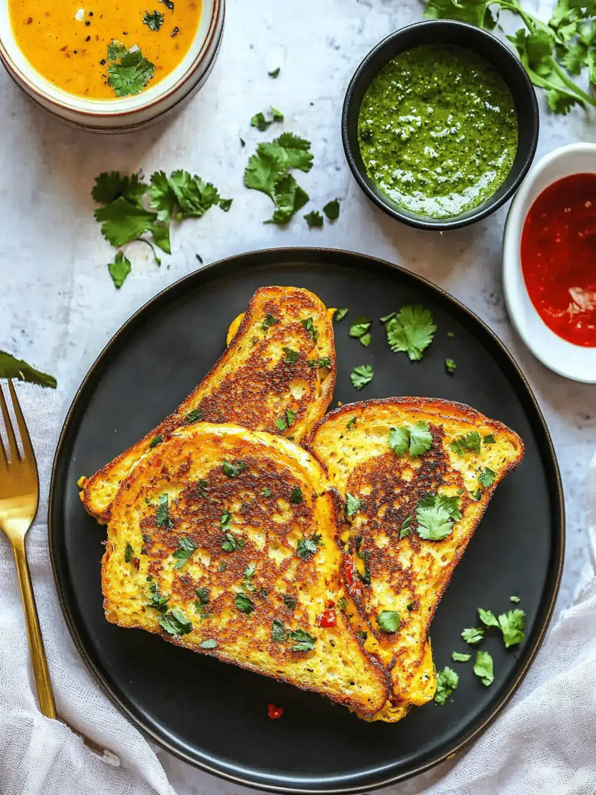 Savory Masala French Toast with Turmeric & Chili Bliss 4 Savory Masala French Toast with Turmeric & Chili