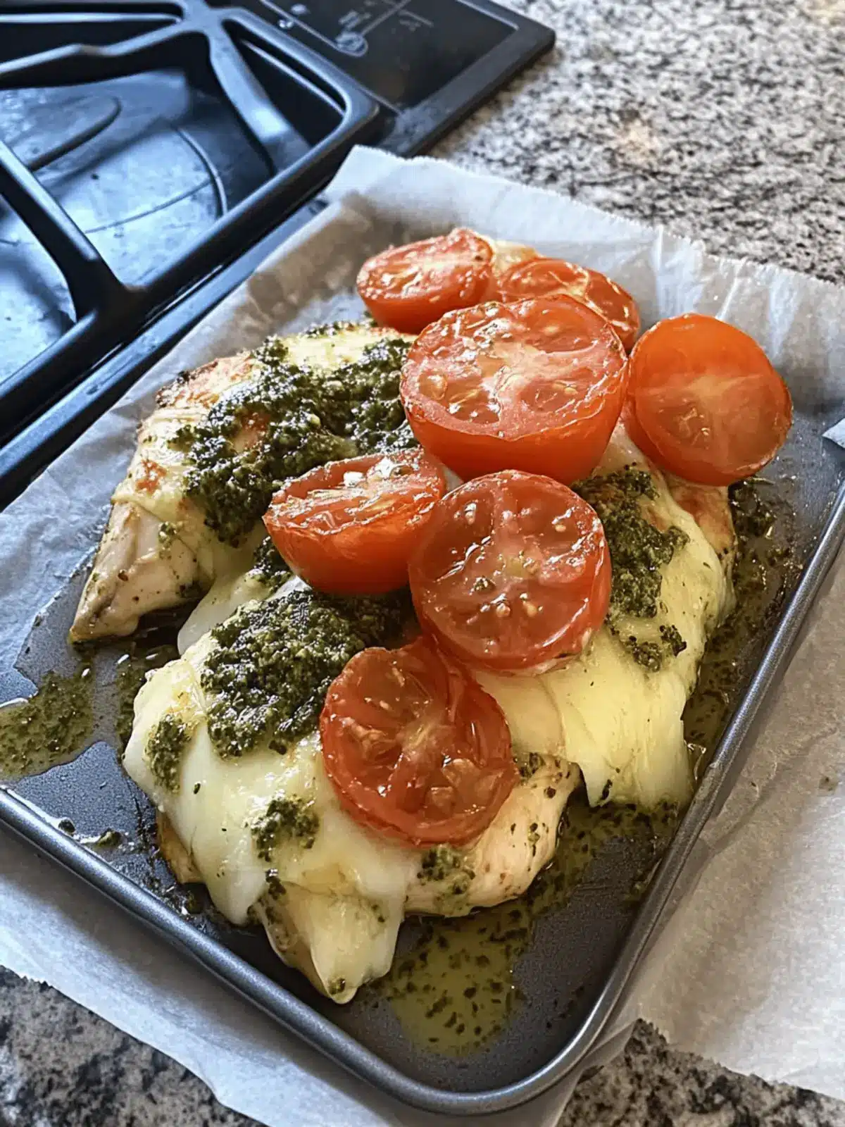 4 INGREDIENT PESTO CHICKEN