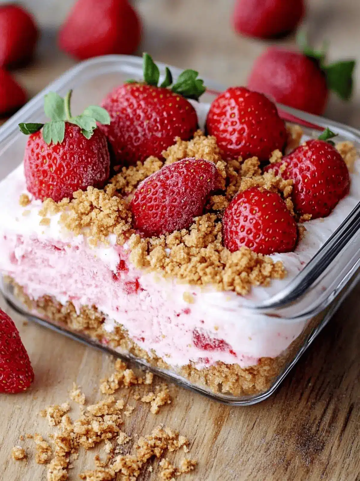 Easy Frozen Strawberry Dessert That's Perfect for Summer Fun 4 Easy Frozen Strawberry Dessert
