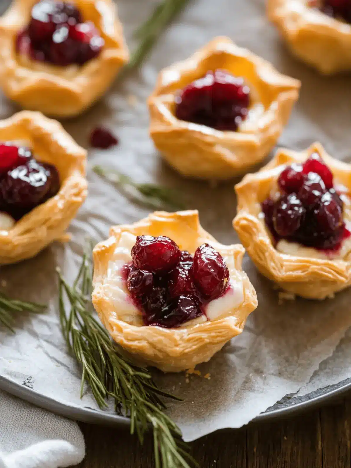 Baked Cranberry Brie Bites: Irresistibly Gooey & Simple Treats 3 Baked Cranberry Brie Bites