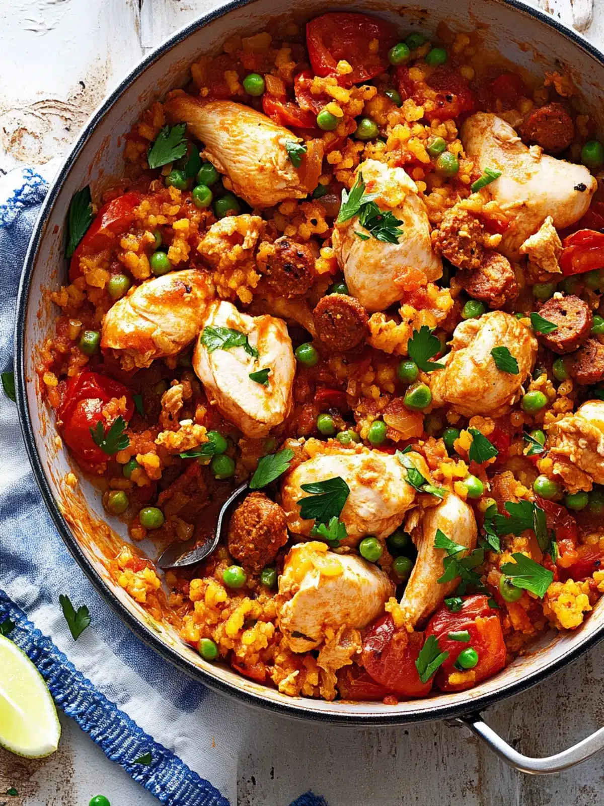 Chicken, Tomato and Chorizo Spanish-Style