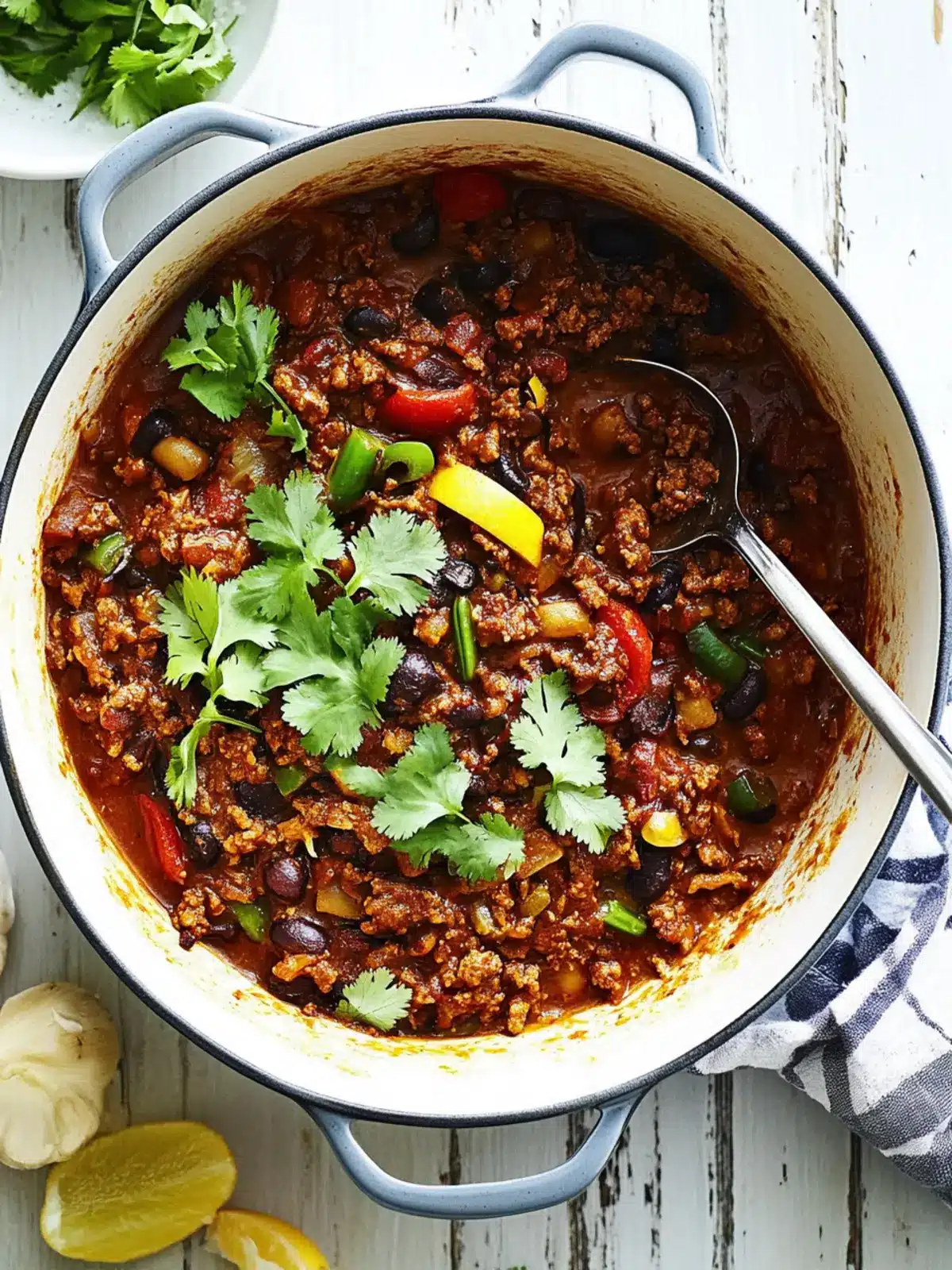Chilli Mushroom Con Carne
