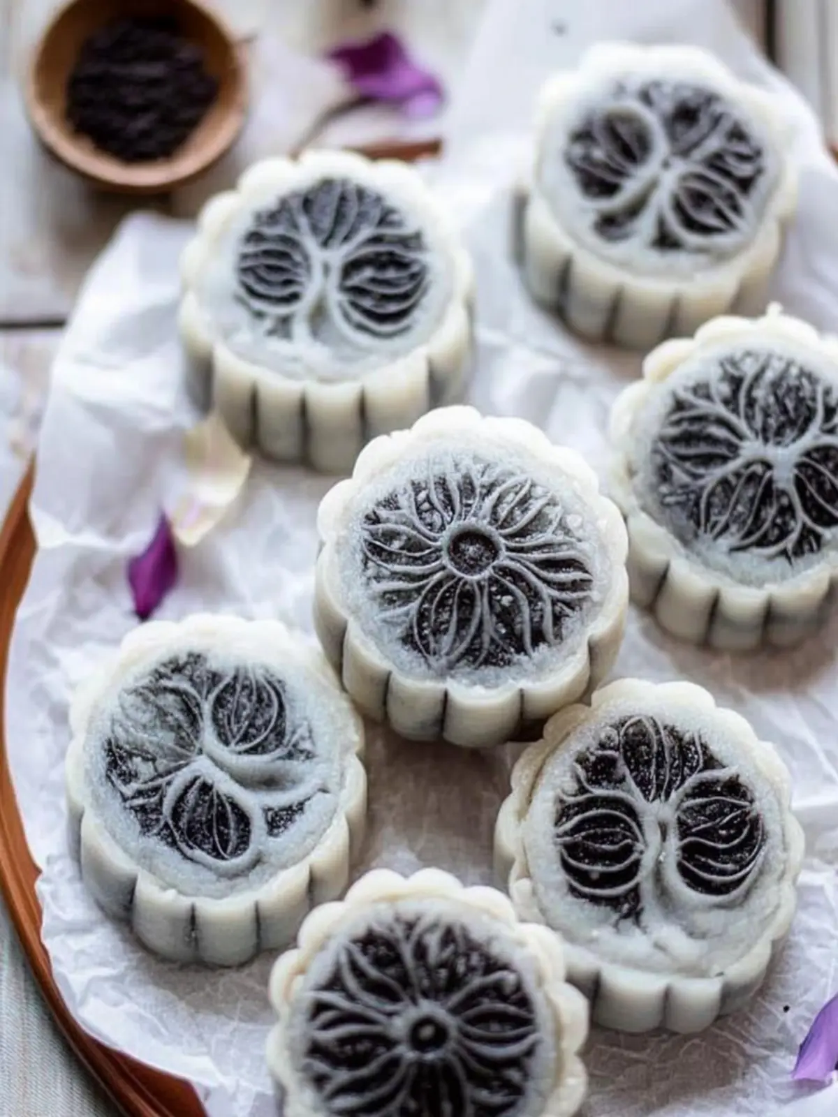 Black Sesame Snow Skin Mooncakes for a Sweet Festive Twist 3 Black Sesame Snow Skin Mooncakes
